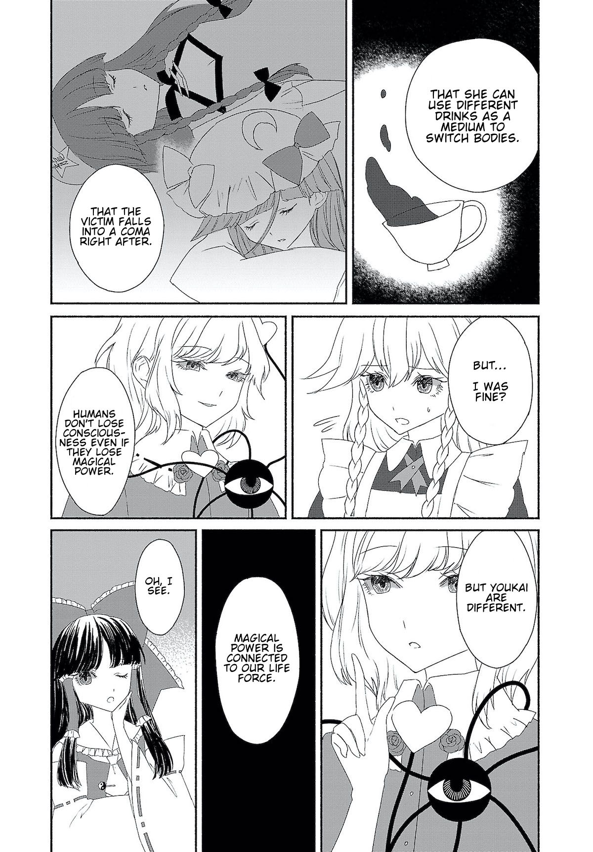 Touhou Chireikiden - Cheating Detective Satori Chapter 4.5 page 7 - Chapter 4.5: The SDM Case Goes Under the Ground (Pt. IV.2)