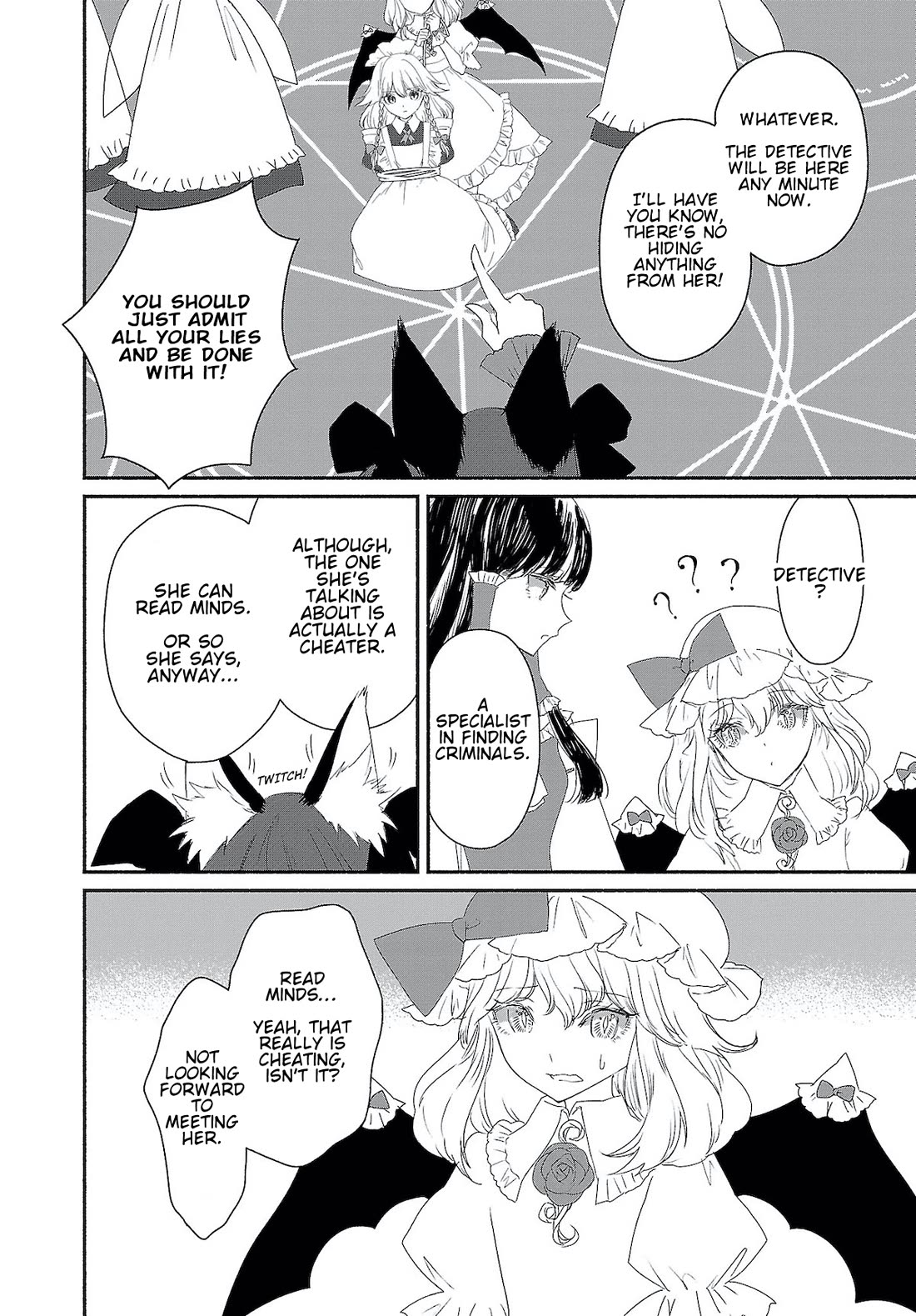 Touhou Chireikiden - Cheating Detective Satori Chapter 4 page 10 - Chapter 4: The SDM Case Goes Under the Ground (Pt. IV.I)