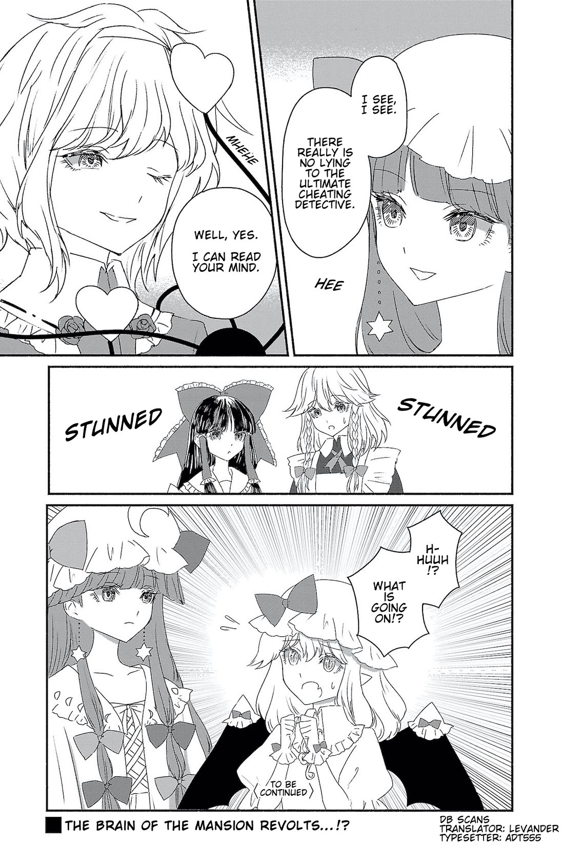 Touhou Chireikiden - Cheating Detective Satori Chapter 4 page 17 - Chapter 4: The SDM Case Goes Under the Ground (Pt. IV.I)