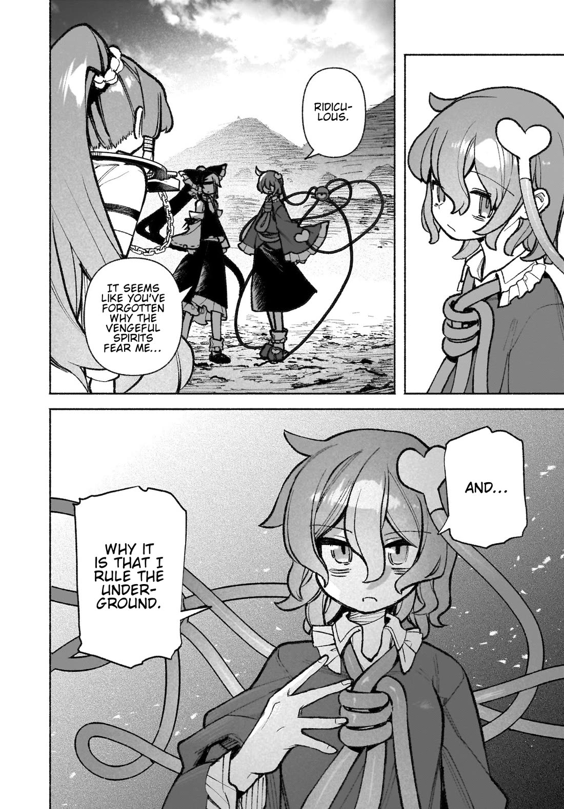 Touhou Chireikiden - Cheating Detective Satori Chapter 43 page 12 - Chapter 43: Subterranean Animosity (Pt. XIII)