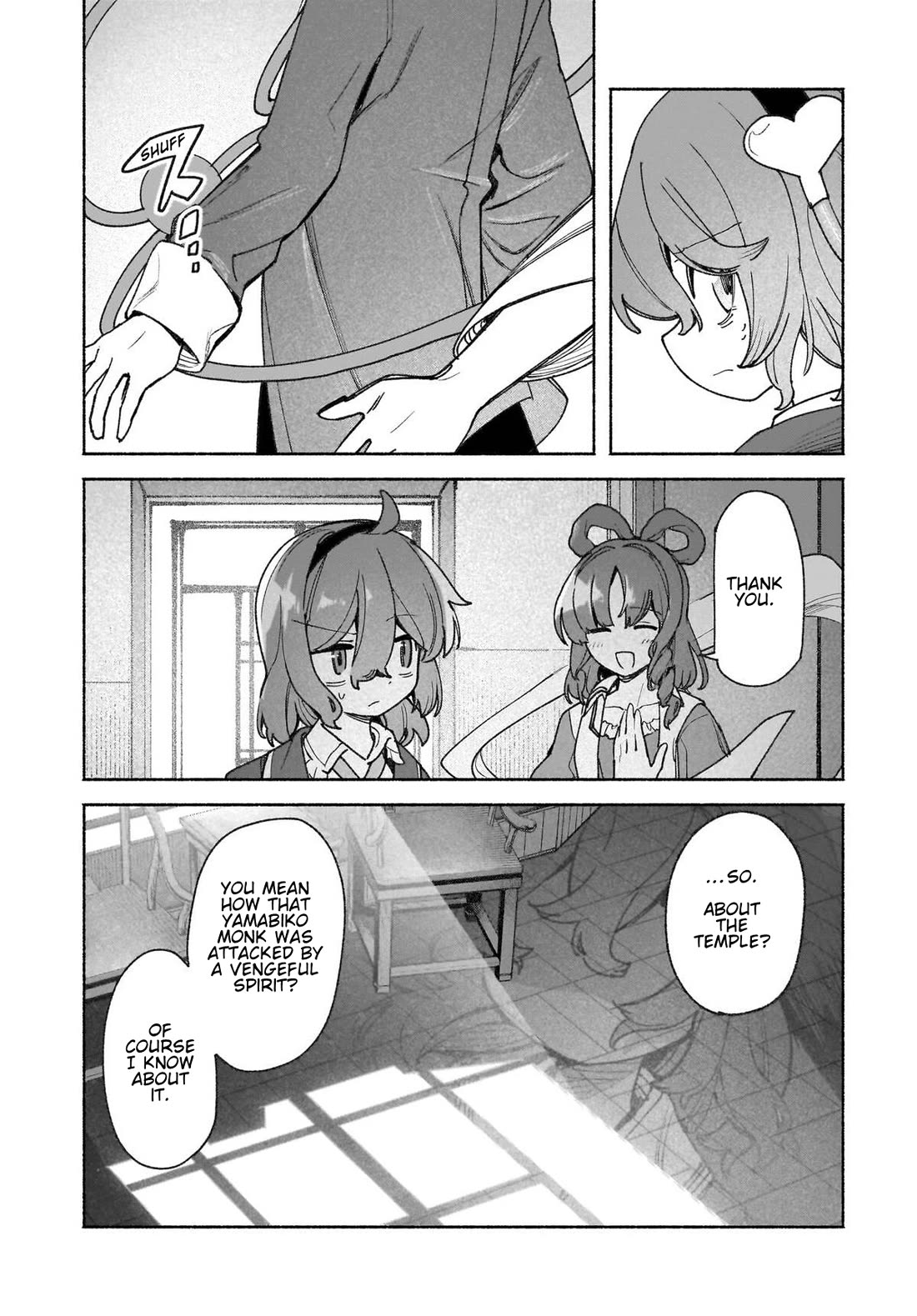 Touhou Chireikiden - Cheating Detective Satori Chapter 46 page 14 - Chapter 46: The Mausoleum Where Divine & Wicked Mingle (Pt. II)