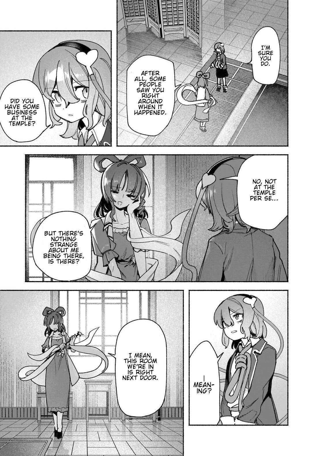 Touhou Chireikiden - Cheating Detective Satori Chapter 46 page 15 - Chapter 46: The Mausoleum Where Divine & Wicked Mingle (Pt. II)