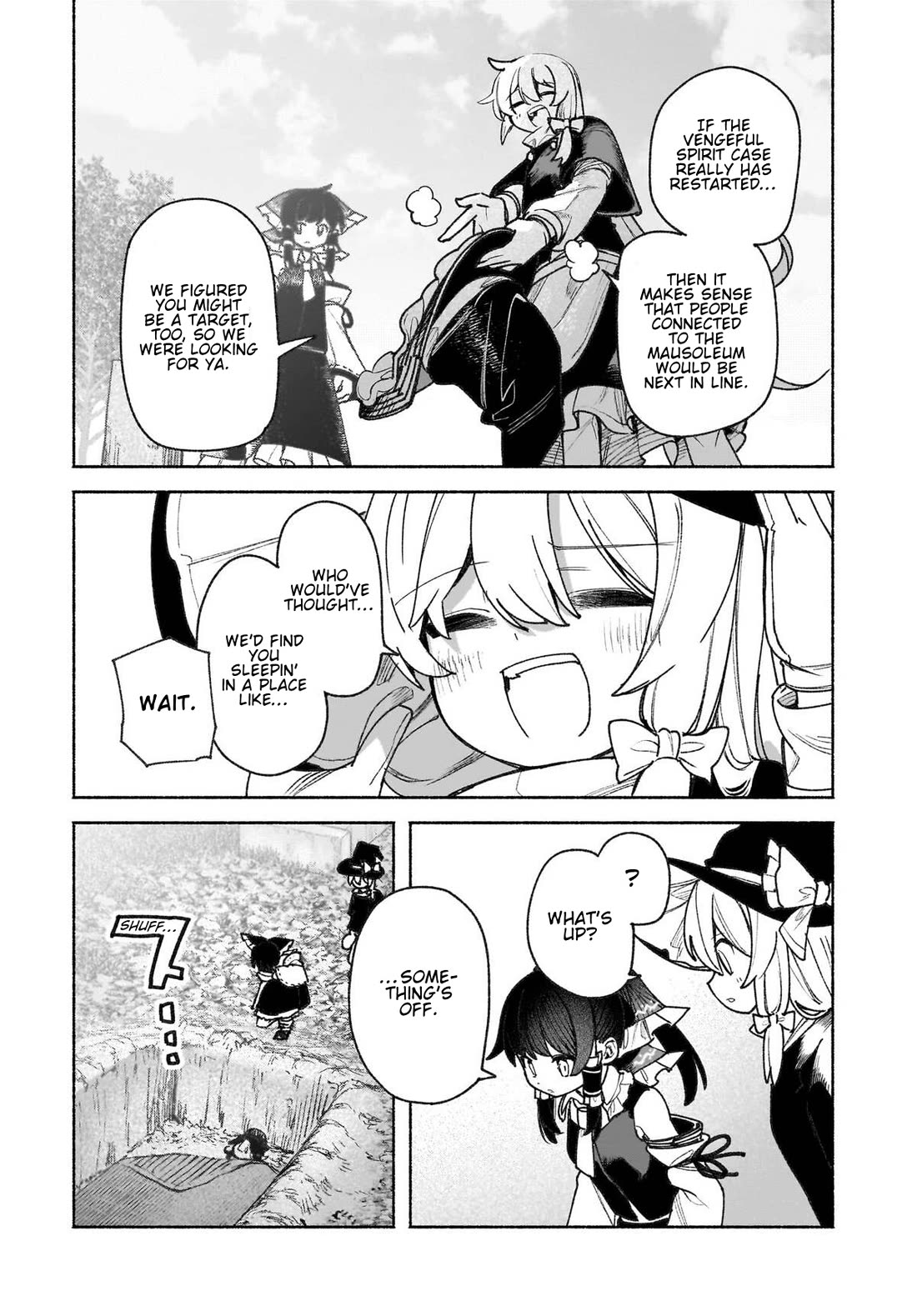 Touhou Chireikiden - Cheating Detective Satori Chapter 46 page 25 - Chapter 46: The Mausoleum Where Divine & Wicked Mingle (Pt. II)