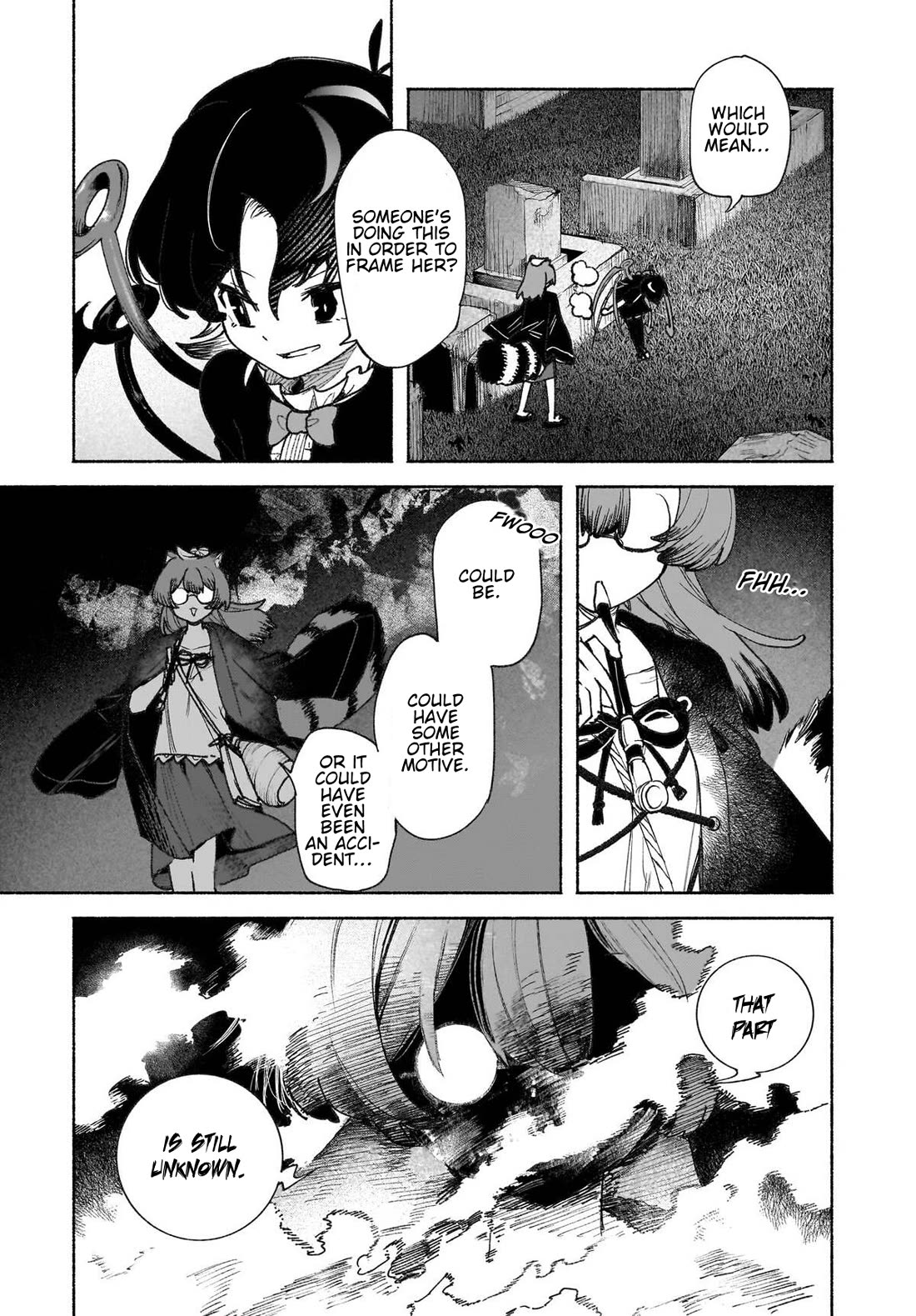 Touhou Chireikiden - Cheating Detective Satori Chapter 47 page 11 - Chapter 47: The Mausoleum Where Divine & Wicked Mingle (Pt. III)