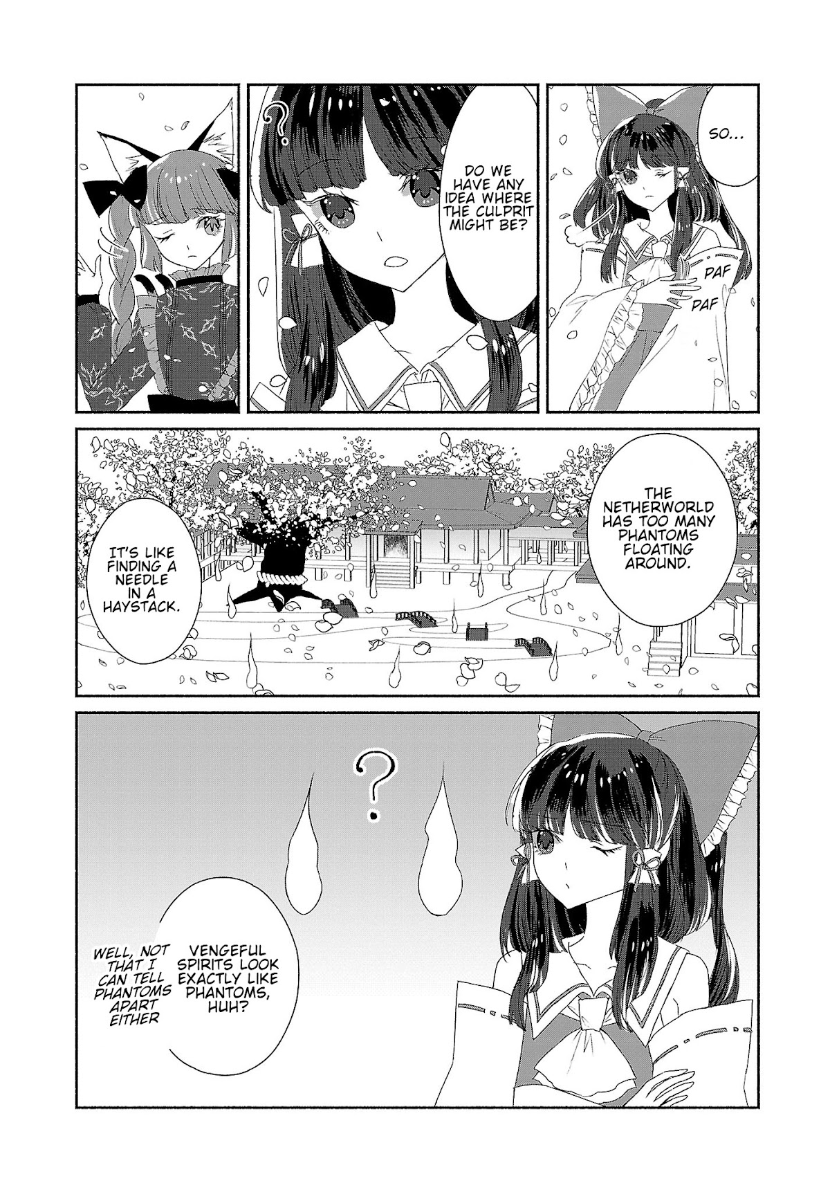 Touhou Chireikiden - Cheating Detective Satori Chapter 5 page 12 - Chapter 5: Ghostly Friend’s Dream Divination High in Spirits (Pt. I)
