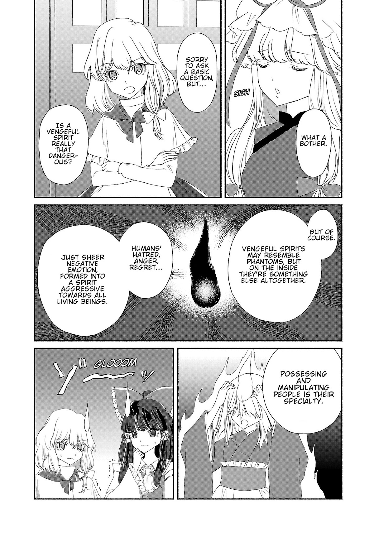 Touhou Chireikiden - Cheating Detective Satori Chapter 5 page 4 - Chapter 5: Ghostly Friend’s Dream Divination High in Spirits (Pt. I)