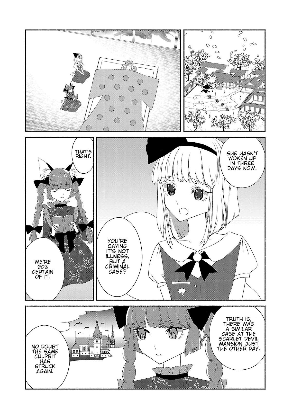 Touhou Chireikiden - Cheating Detective Satori Chapter 5 page 9 - Chapter 5: Ghostly Friend’s Dream Divination High in Spirits (Pt. I)