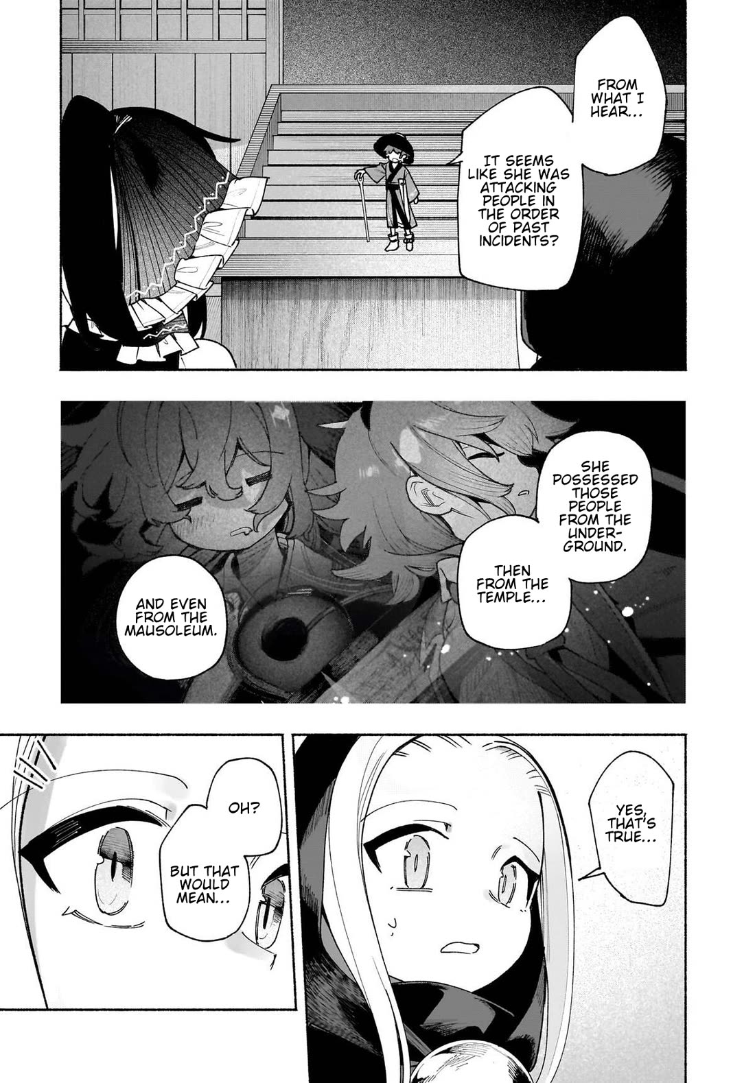 Touhou Chireikiden - Cheating Detective Satori Chapter 50 page 13 - Chapter 50: The Mausoleum Where Divine & Wicked Mingle (Pt. VI)