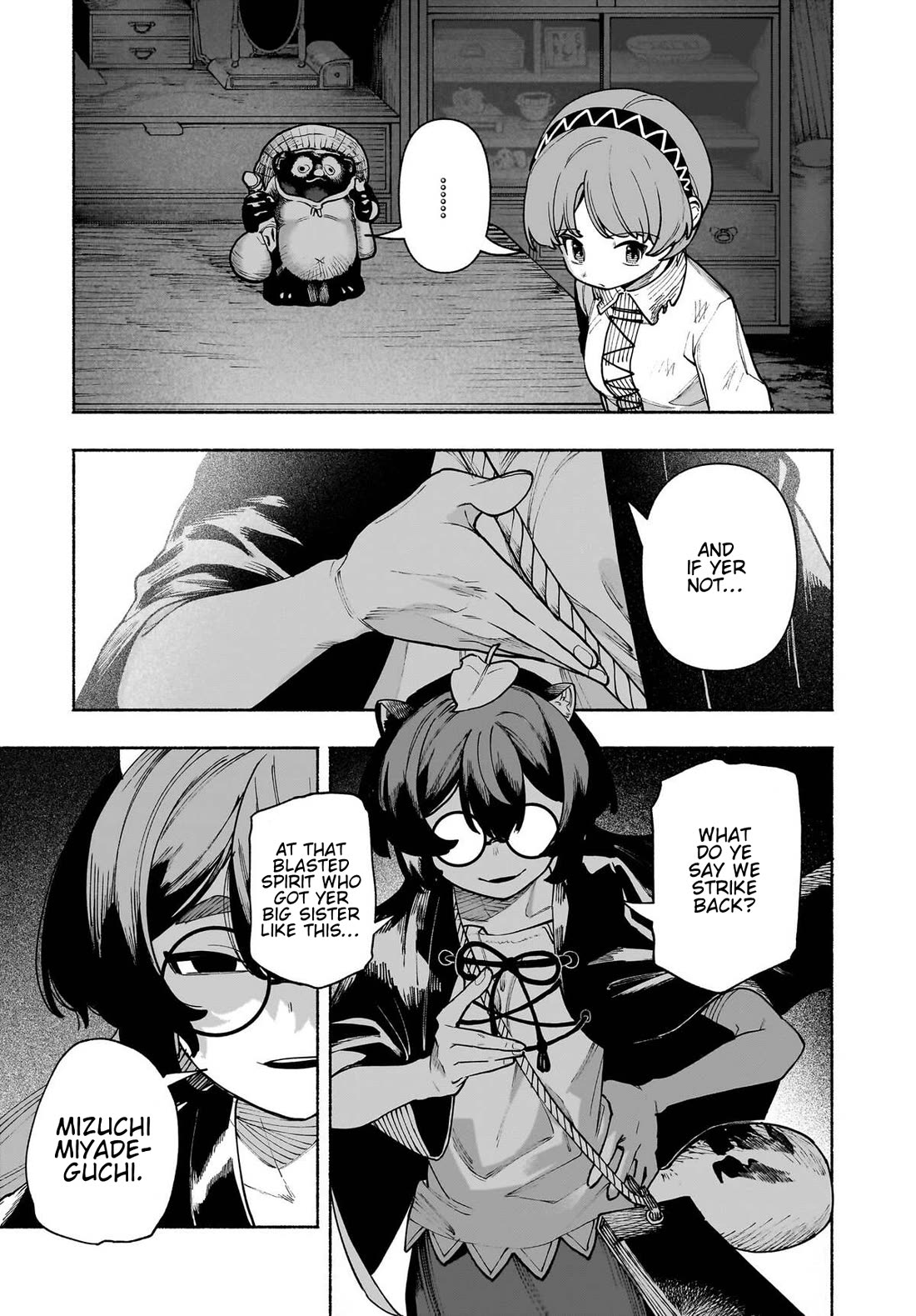 Touhou Chireikiden - Cheating Detective Satori Chapter 53 page 28 - Chapter 53: The Shining Needle Strikes the Castle Like an Arrow (Pt. III)