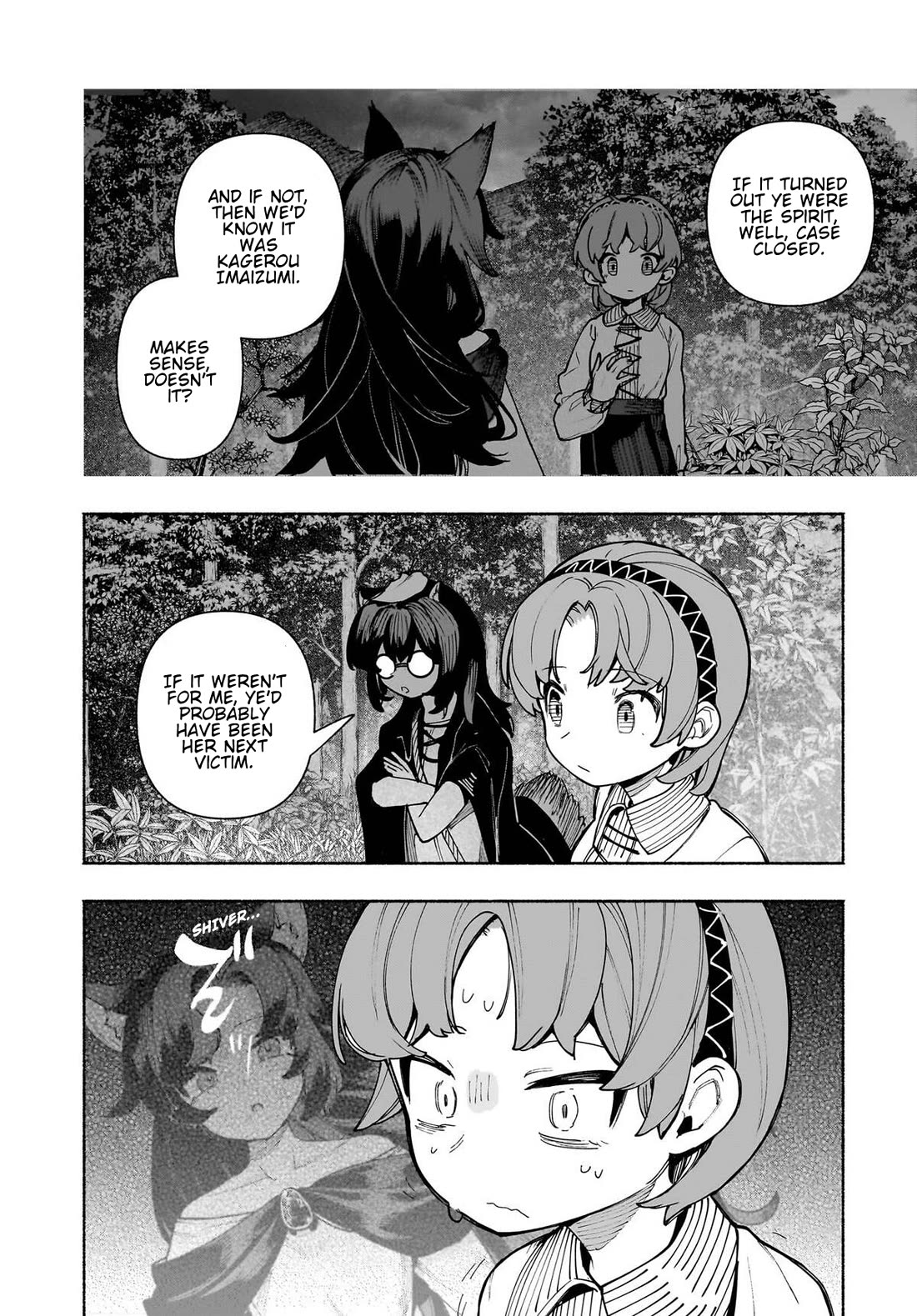 Touhou Chireikiden - Cheating Detective Satori Chapter 54 page 24 - Chapter 54: The Shining Needle Strikes the Castle Like an Arrow (Pt. IV)