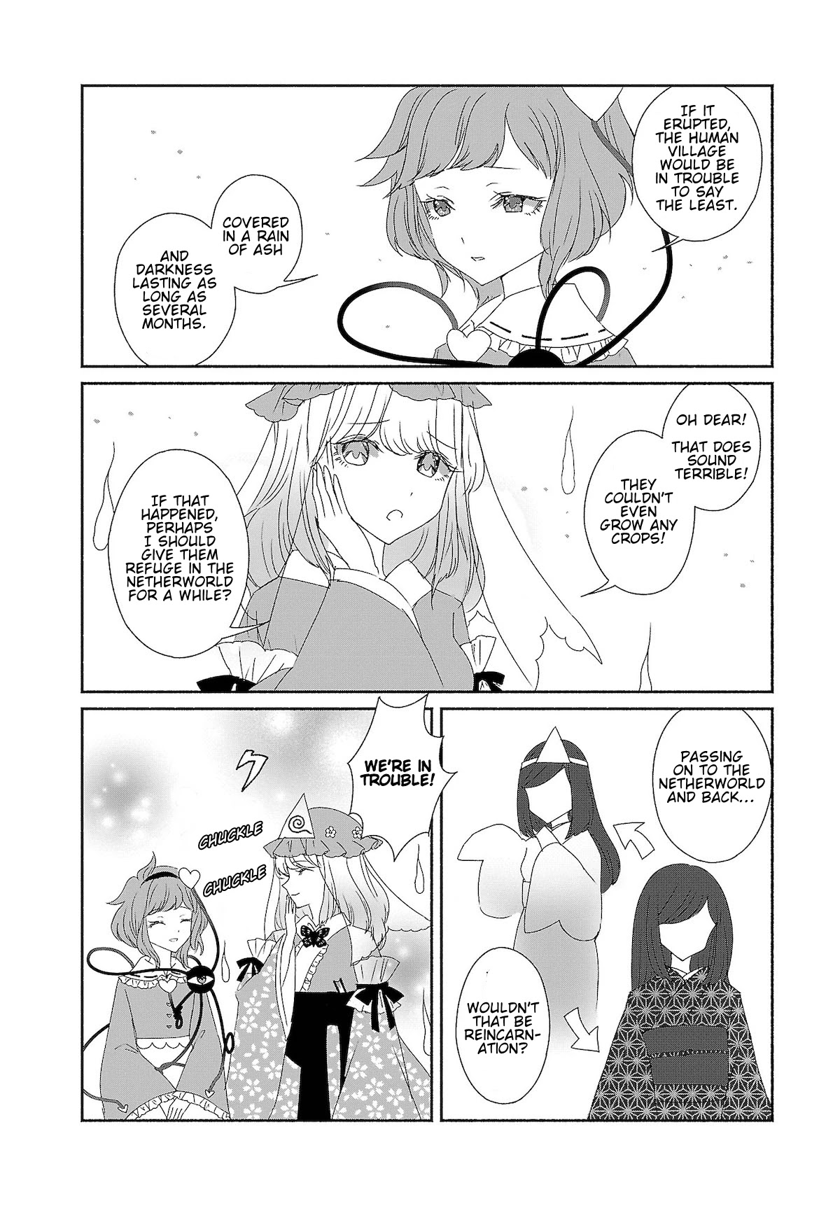 Touhou Chireikiden - Cheating Detective Satori Chapter 7 page 4 - Chapter 7: Ghostly Friend’s Dream Divination High in Spirits (Pt. III)