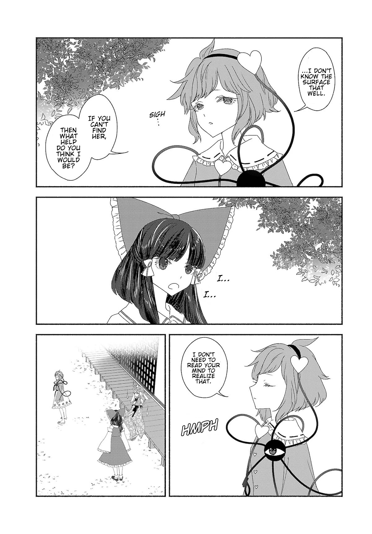 Touhou Chireikiden - Cheating Detective Satori Chapter 7 page 6 - Chapter 7: Ghostly Friend’s Dream Divination High in Spirits (Pt. III)