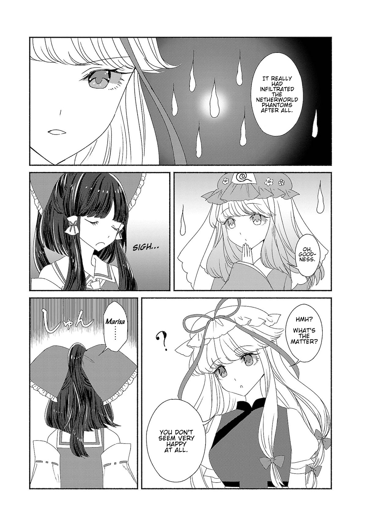 Touhou Chireikiden - Cheating Detective Satori Chapter 7 page 9 - Chapter 7: Ghostly Friend’s Dream Divination High in Spirits (Pt. III)