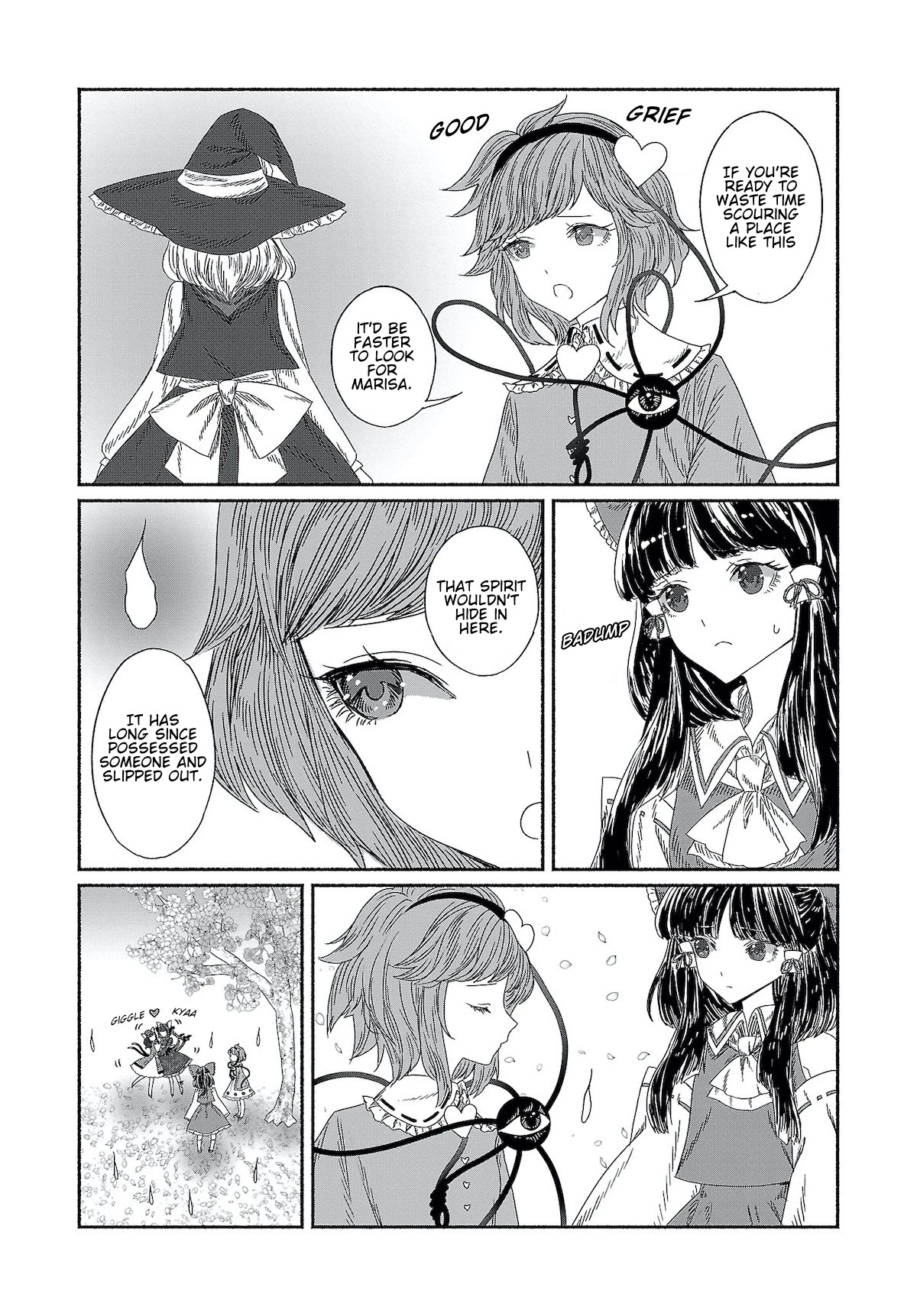 Touhou Chireikiden - Cheating Detective Satori Chapter 8 page 13 - Chapter 8: Ghostly Friend’s Dream Divination High in Spirits (Pt. IV)
