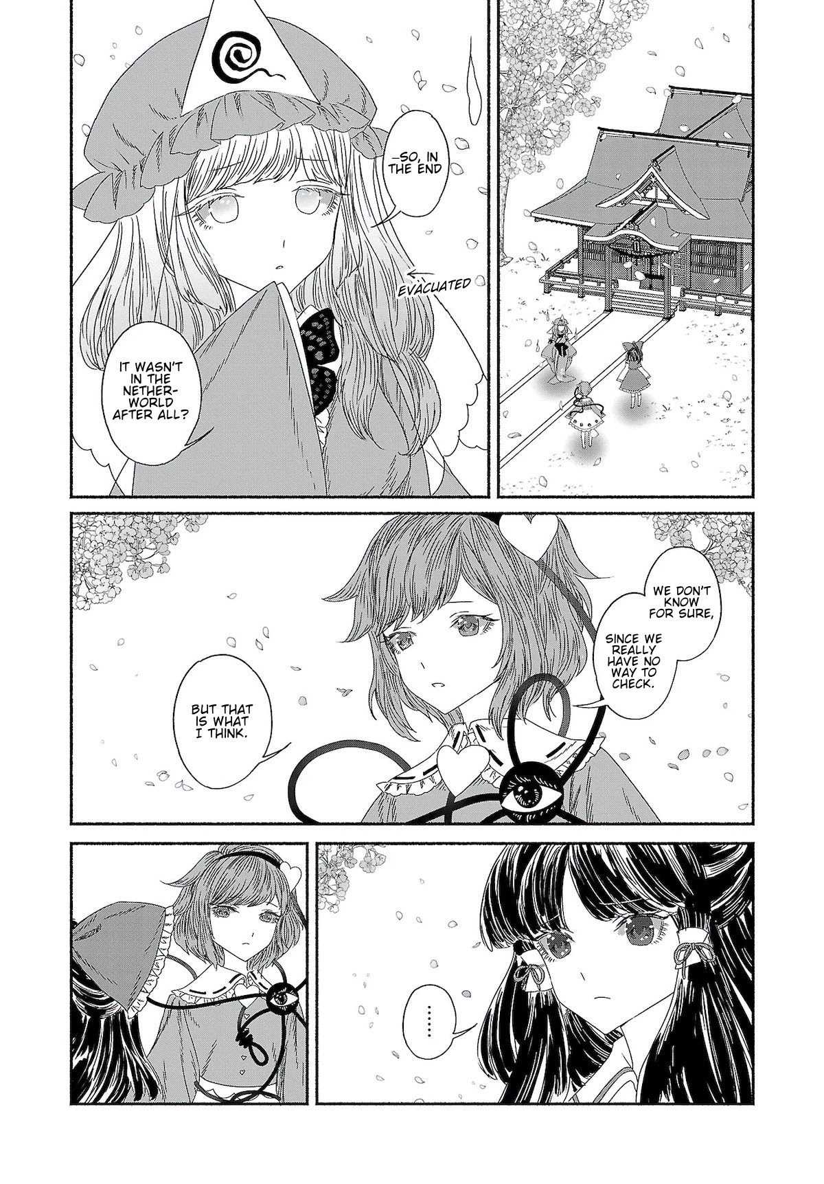 Touhou Chireikiden - Cheating Detective Satori Chapter 8 page 14 - Chapter 8: Ghostly Friend’s Dream Divination High in Spirits (Pt. IV)
