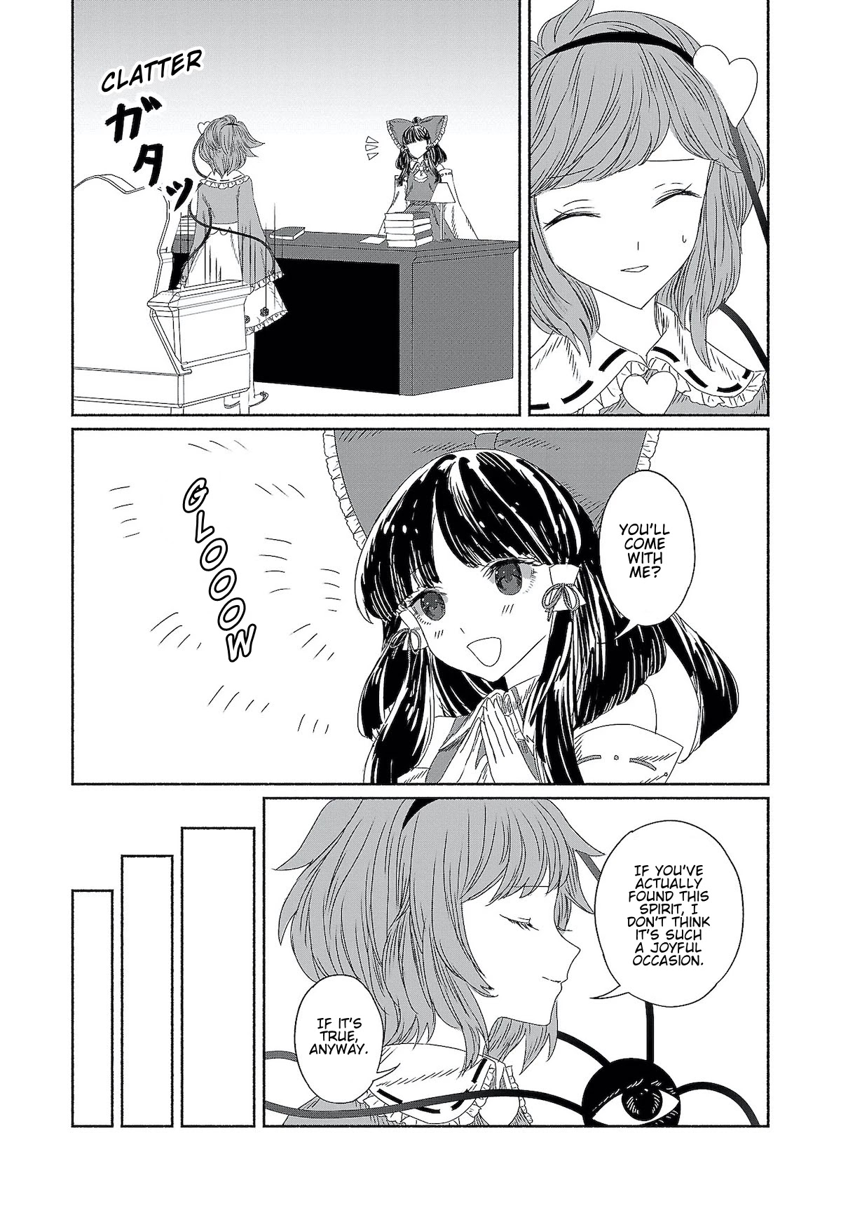 Touhou Chireikiden - Cheating Detective Satori Chapter 8 page 5 - Chapter 8: Ghostly Friend’s Dream Divination High in Spirits (Pt. IV)