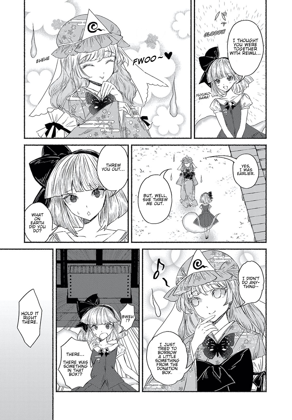 Touhou Chireikiden - Cheating Detective Satori Chapter 9 page 5 - Chapter 9: Ghostly Friend’s Dream Divination High in Spirits (Pt. V.1)