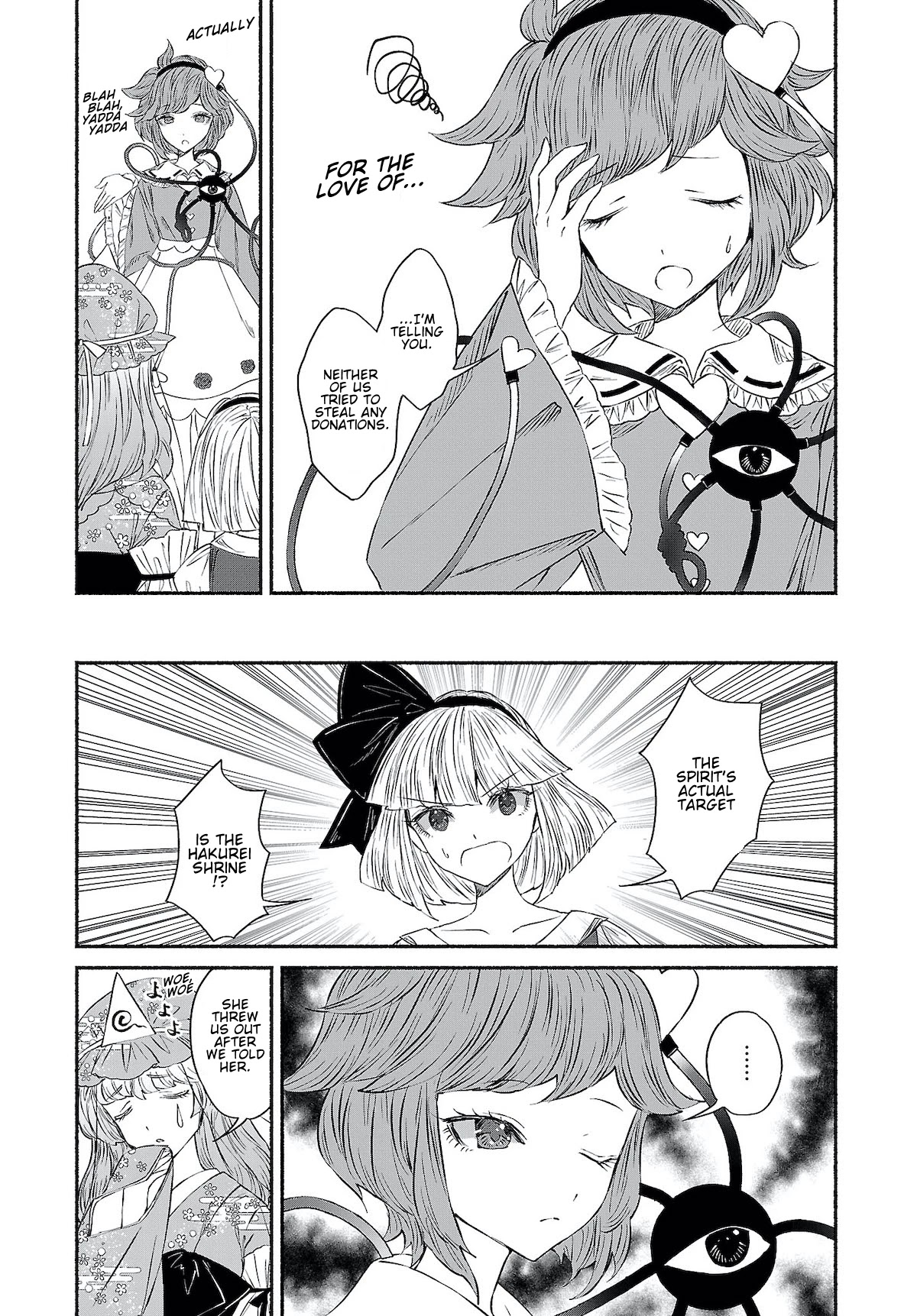 Touhou Chireikiden - Cheating Detective Satori Chapter 9 page 7 - Chapter 9: Ghostly Friend’s Dream Divination High in Spirits (Pt. V.1)