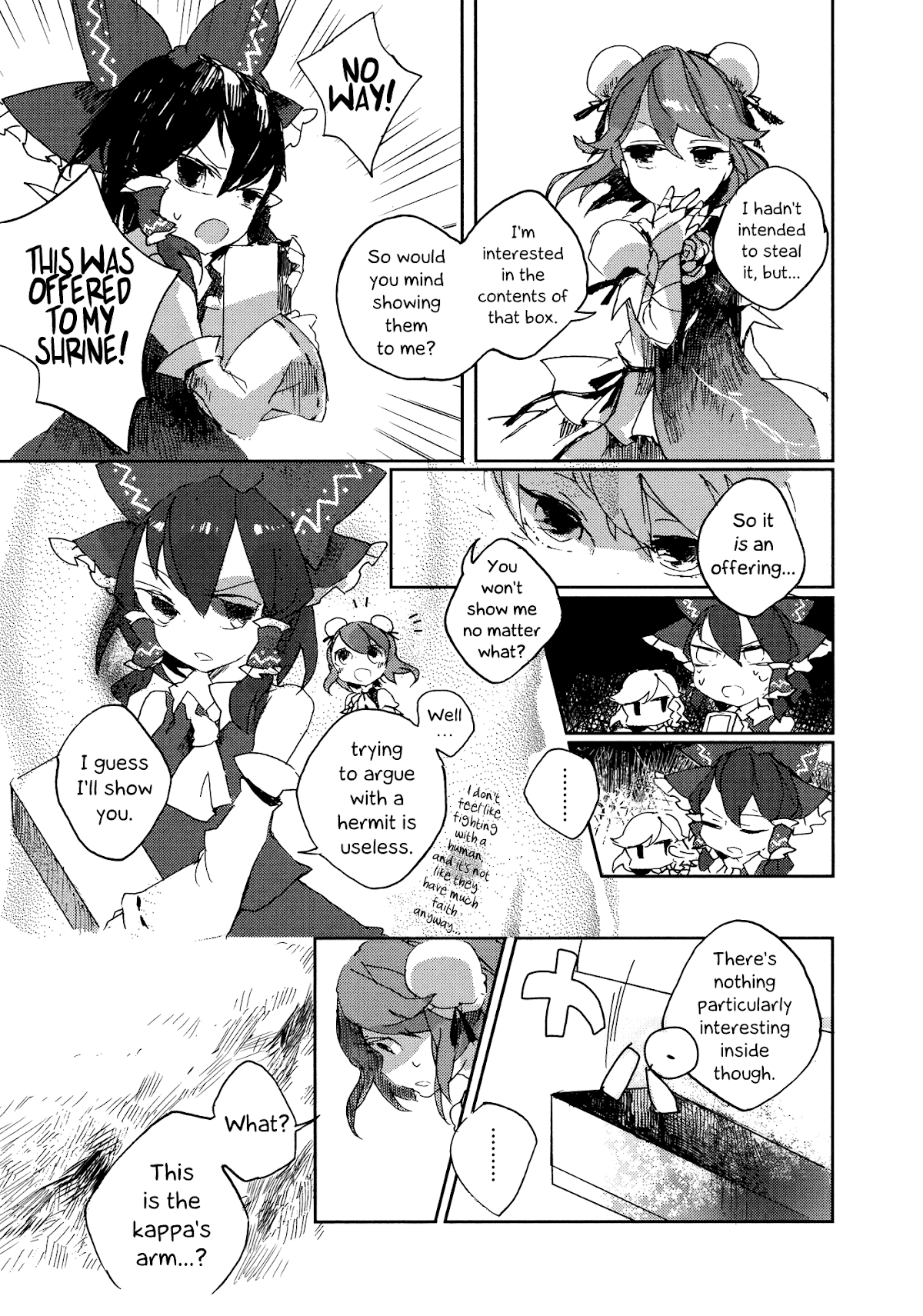 Touhou Ibarakasen - Wild and Horned Hermit Chapter 1 page 18 - Chapter 1: The One-Armed Horned Hermit