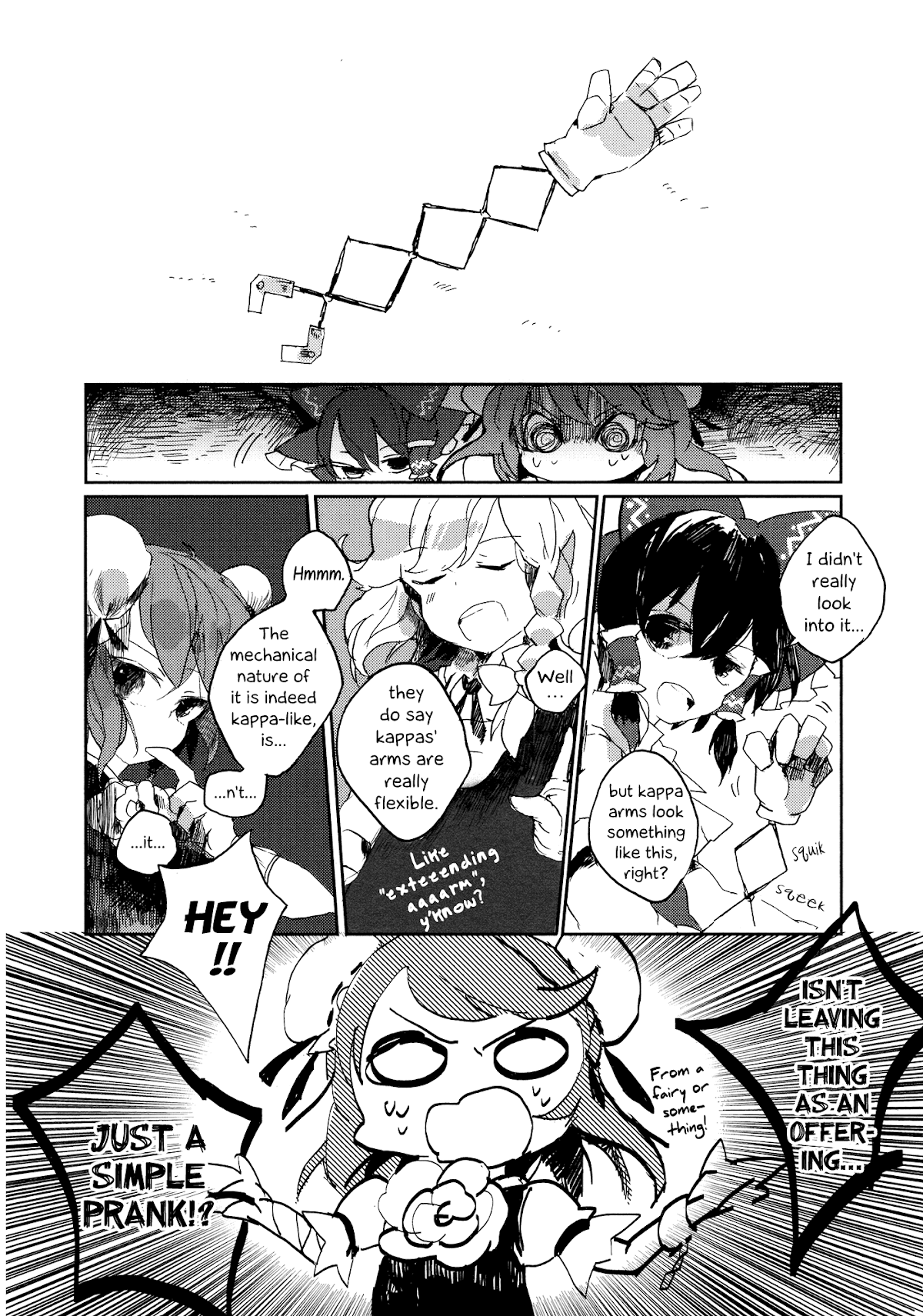 Touhou Ibarakasen - Wild and Horned Hermit Chapter 1 page 19 - Chapter 1: The One-Armed Horned Hermit