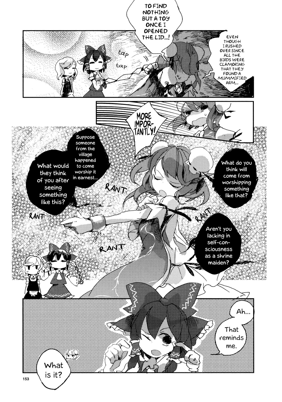 Touhou Ibarakasen - Wild and Horned Hermit Chapter 1 page 20 - Chapter 1: The One-Armed Horned Hermit