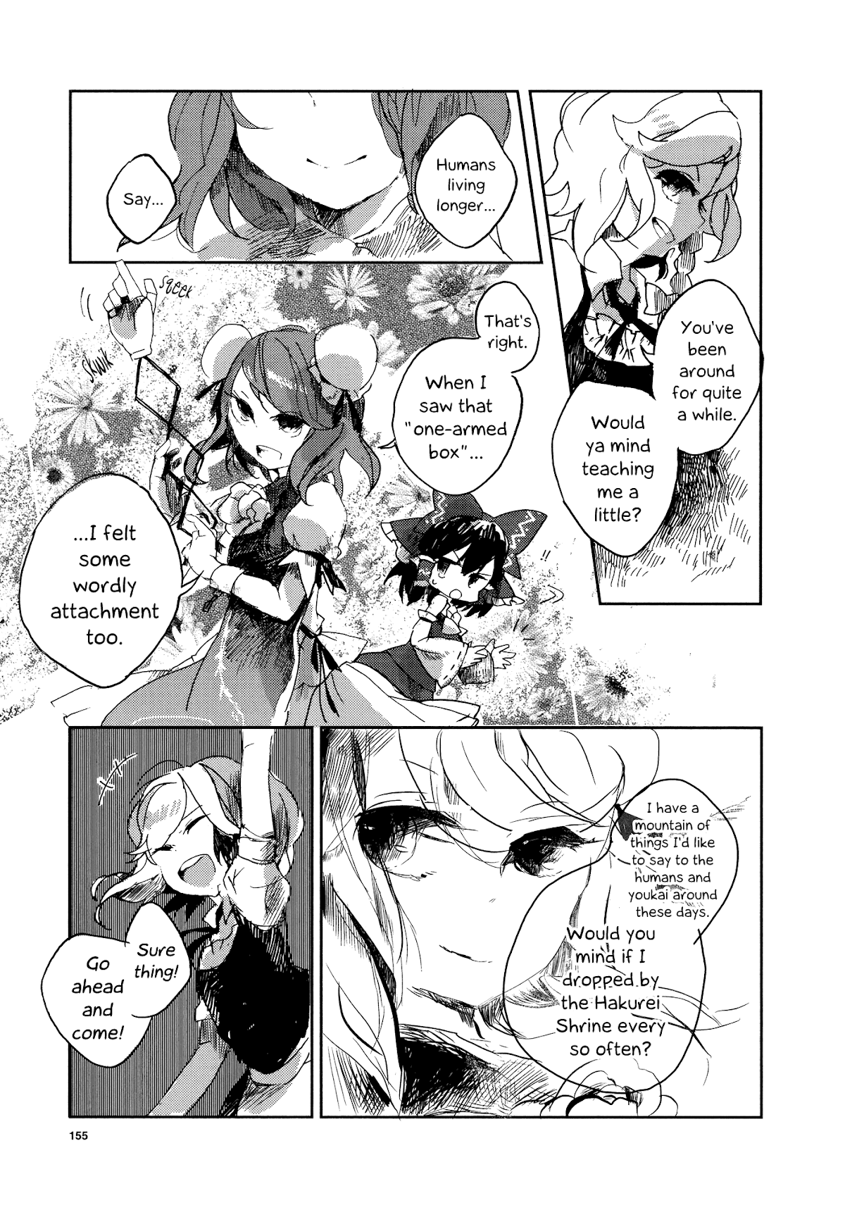 Touhou Ibarakasen - Wild and Horned Hermit Chapter 1 page 22 - Chapter 1: The One-Armed Horned Hermit