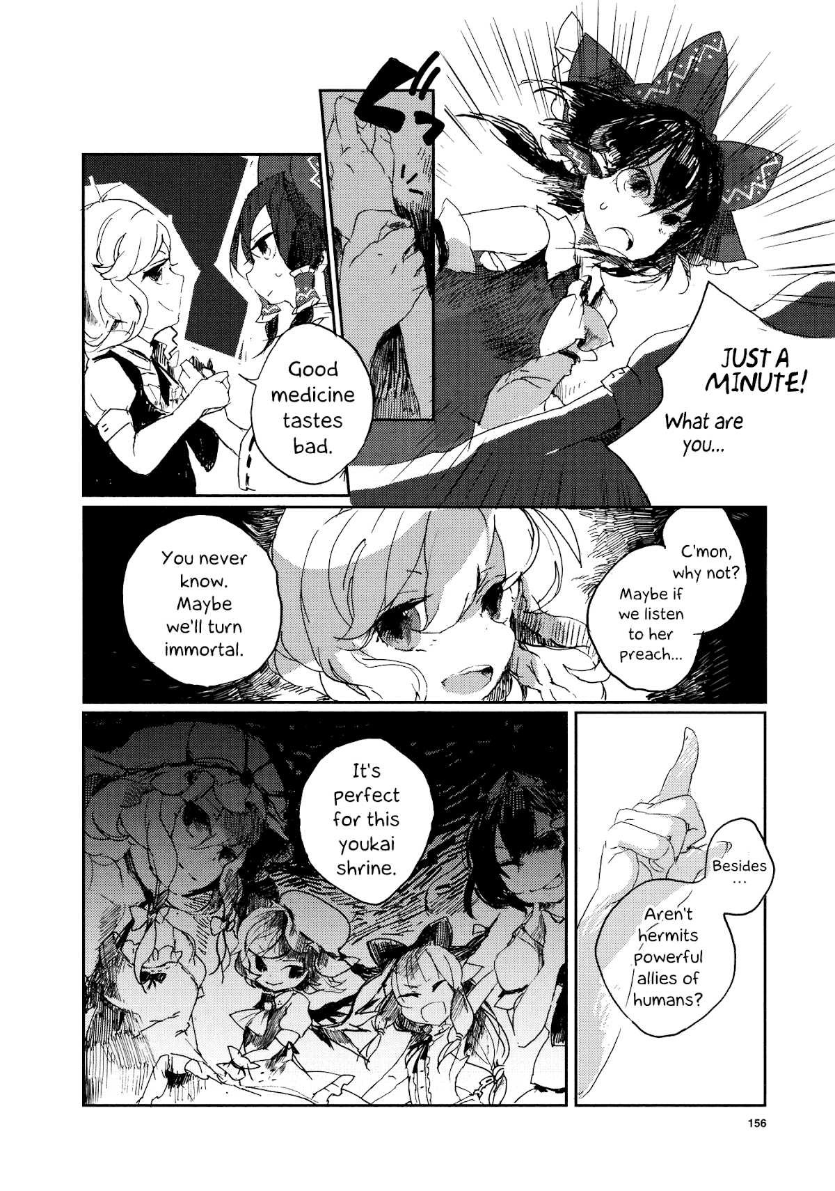 Touhou Ibarakasen - Wild and Horned Hermit Chapter 1 page 23 - Chapter 1: The One-Armed Horned Hermit