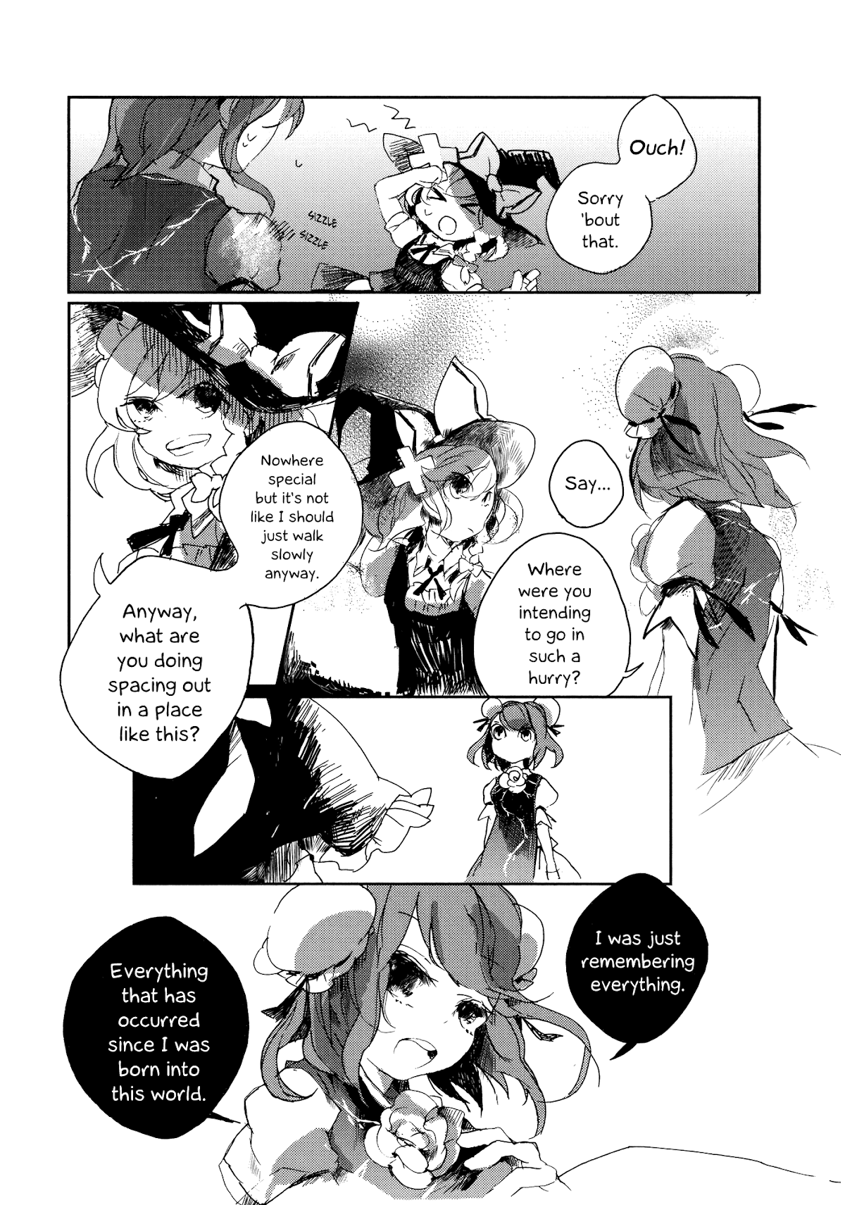 Touhou Ibarakasen - Wild and Horned Hermit Chapter 1 page 8 - Chapter 1: The One-Armed Horned Hermit