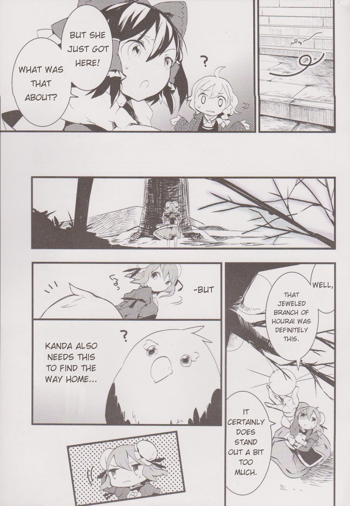 Touhou Ibarakasen - Wild and Horned Hermit Chapter 10 page 11 - Chapter 10: The Otherworld of Hahakigi