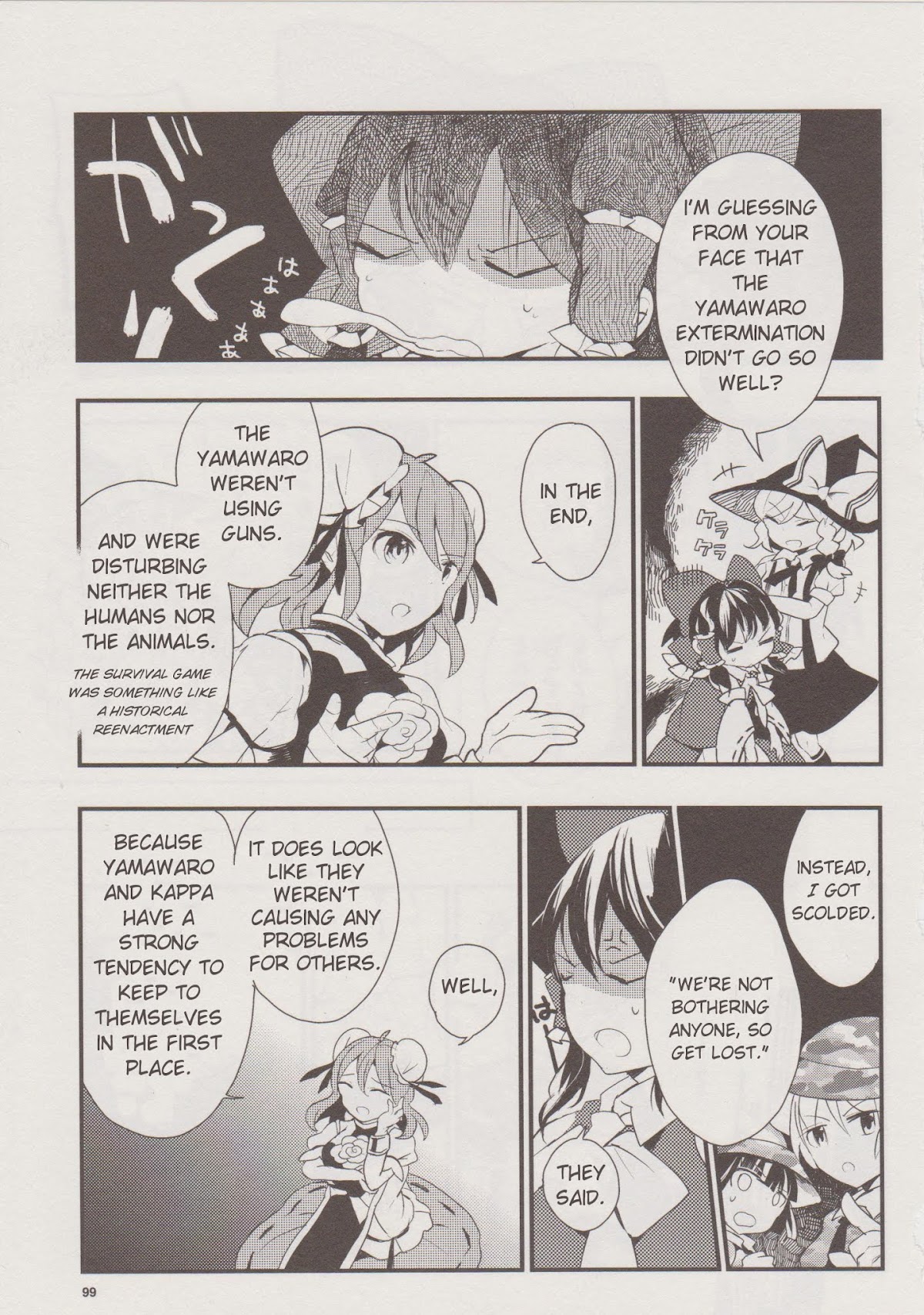 Touhou Ibarakasen - Wild and Horned Hermit Chapter 13 page 13 - Chapter 13: Kappa Forsaking the River