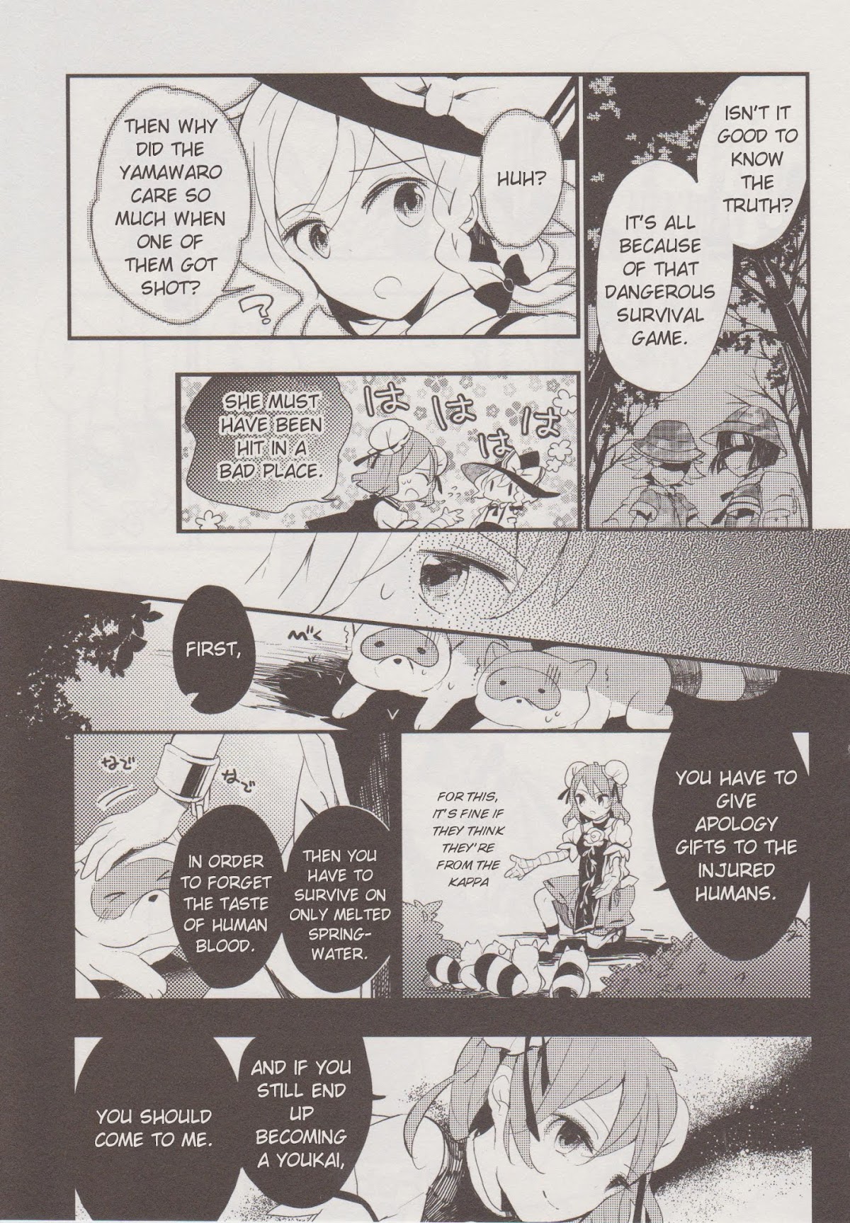 Touhou Ibarakasen - Wild and Horned Hermit Chapter 13 page 25 - Chapter 13: Kappa Forsaking the River