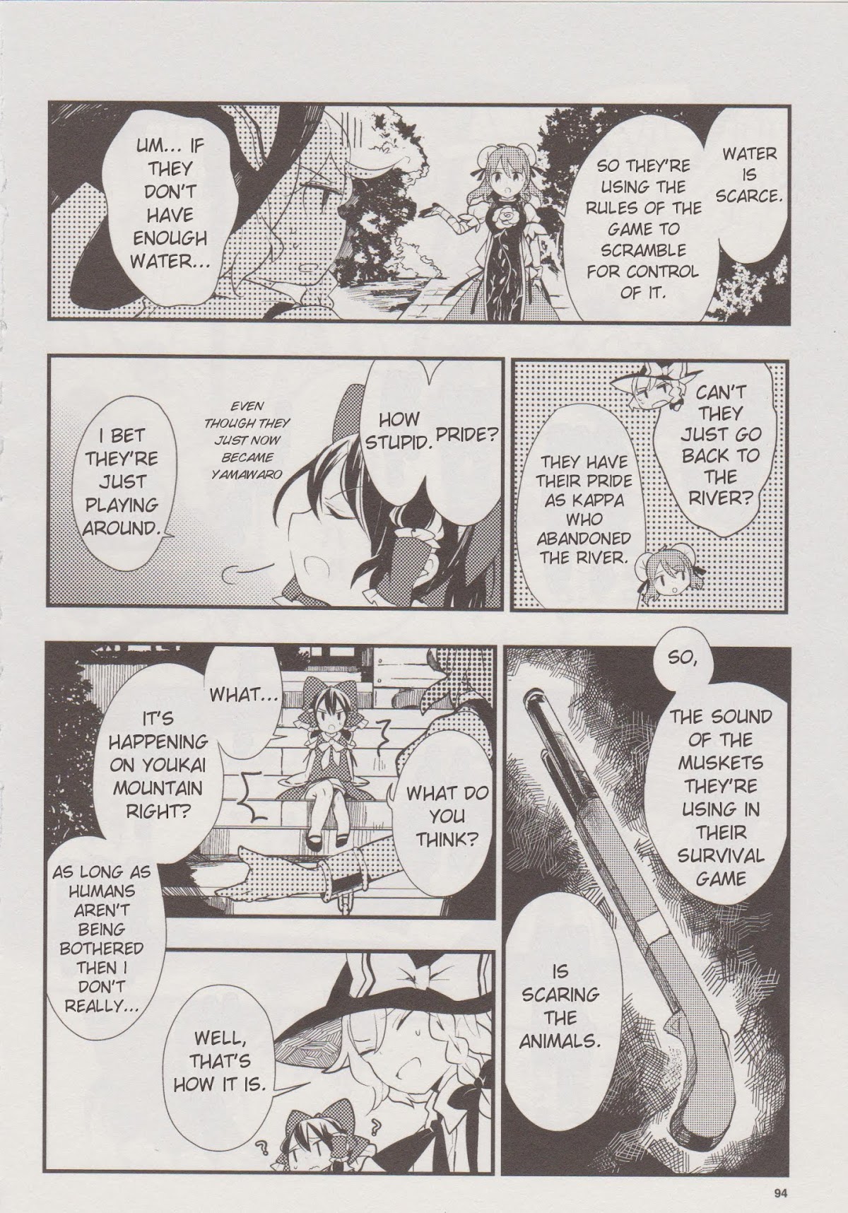 Touhou Ibarakasen - Wild and Horned Hermit Chapter 13 page 8 - Chapter 13: Kappa Forsaking the River