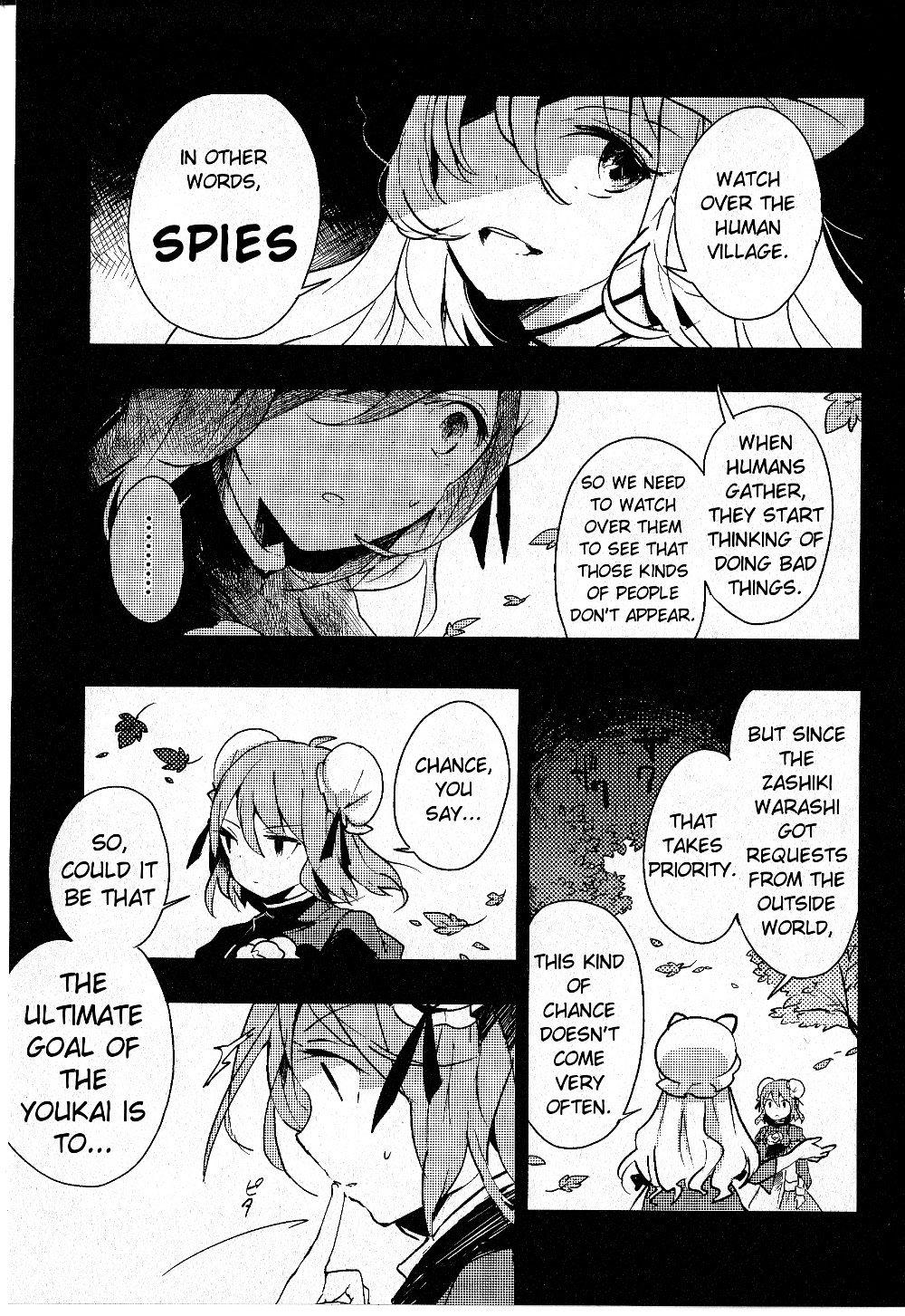 Touhou Ibarakasen - Wild and Horned Hermit Chapter 14 page 19 - Chapter 14: Youkai Preferred by Humans