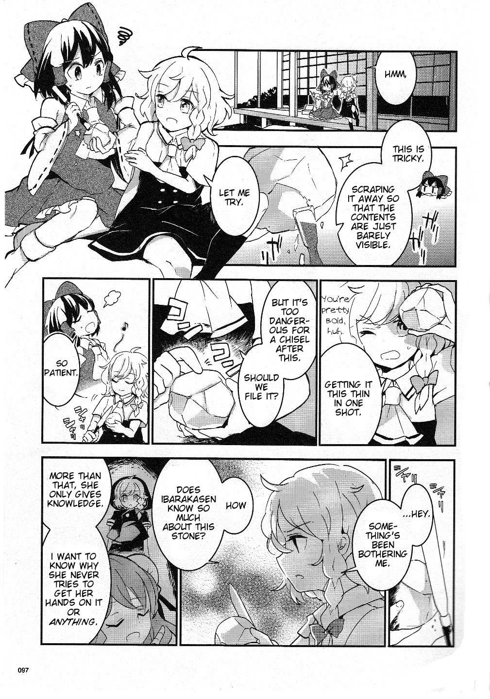 Touhou Ibarakasen - Wild and Horned Hermit Chapter 17 page 19 - Chapter 17: The Rainy Season's Rare Stone