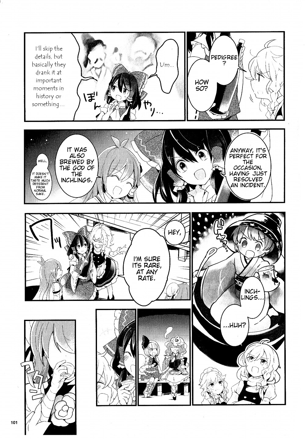 Touhou Ibarakasen - Wild and Horned Hermit Chapter 19 page 23 - Chapter 19: A Sake with History