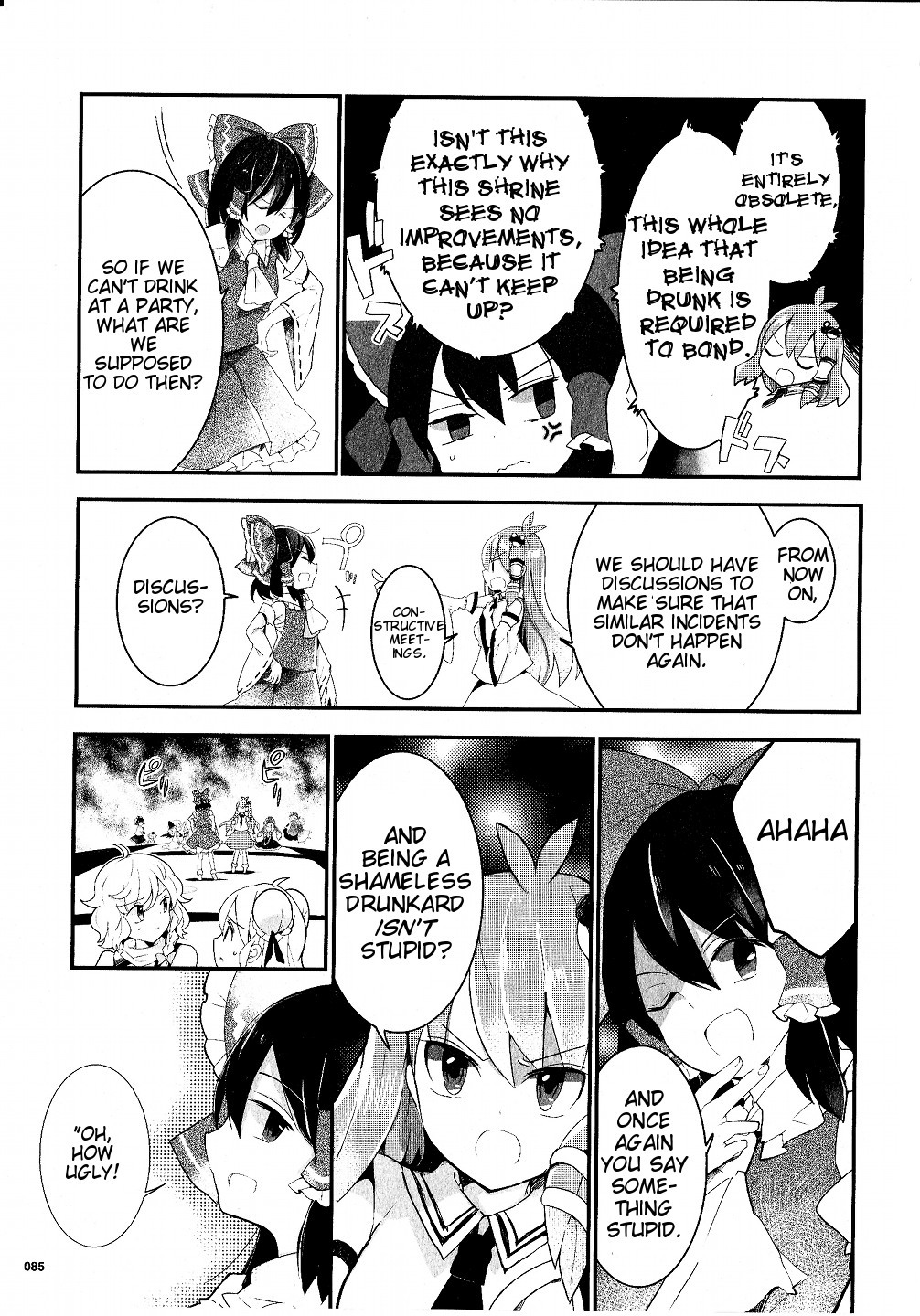 Touhou Ibarakasen - Wild and Horned Hermit Chapter 19 page 7 - Chapter 19: A Sake with History