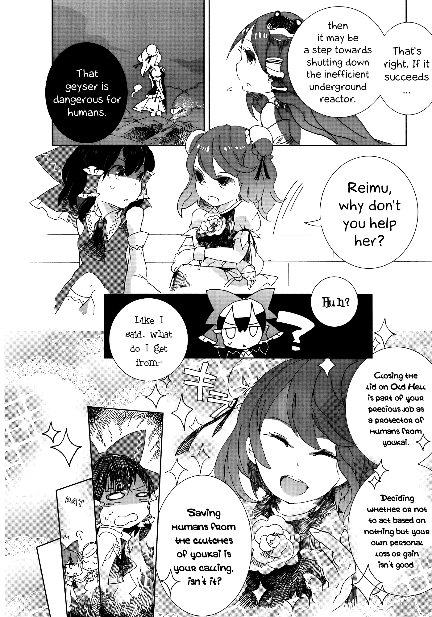 Touhou Ibarakasen - Wild and Horned Hermit Chapter 2 page 15 - Chapter 2: The Intentionally Abandoned Technology and Hell