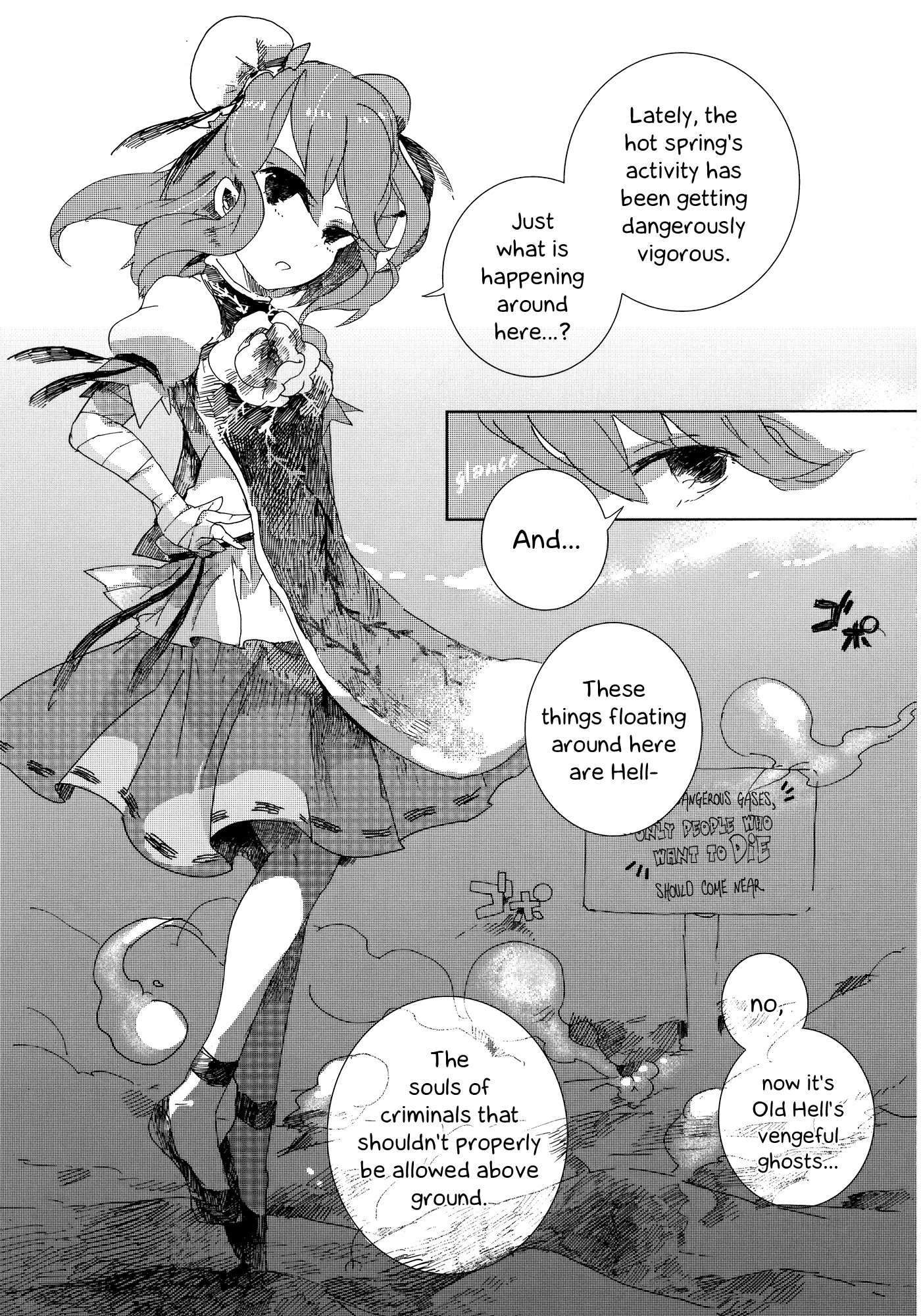 Touhou Ibarakasen - Wild and Horned Hermit Chapter 2 page 6 - Chapter 2: The Intentionally Abandoned Technology and Hell