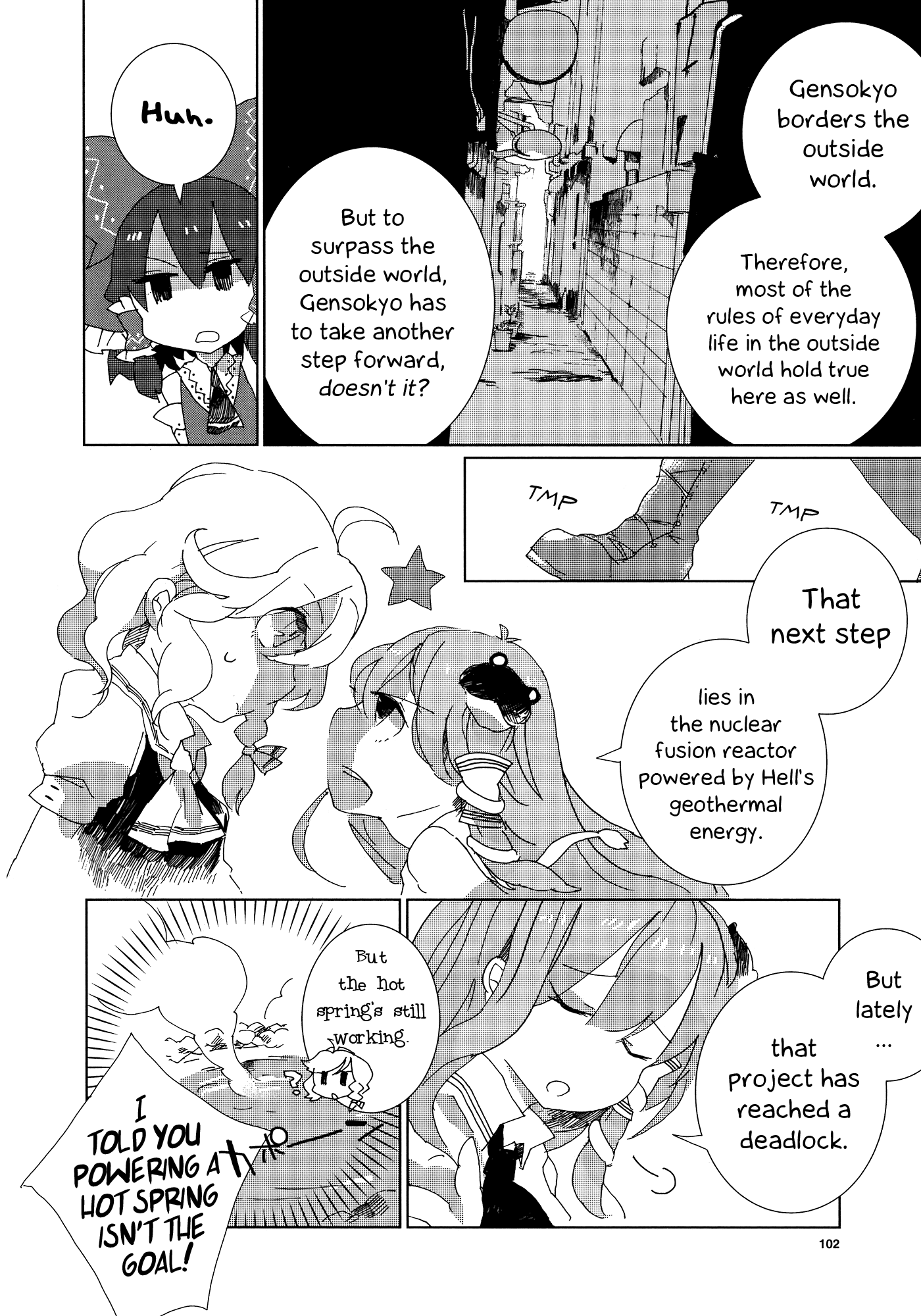 Touhou Ibarakasen - Wild and Horned Hermit Chapter 2 page 9 - Chapter 2: The Intentionally Abandoned Technology and Hell