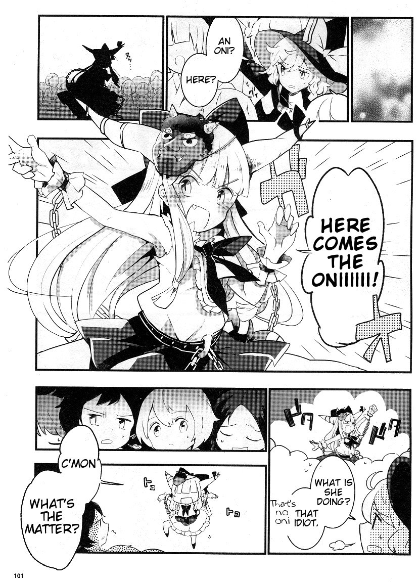 Touhou Ibarakasen - Wild and Horned Hermit Chapter 21 page 23 - Chapter 21: Onis Out, Stomachs In