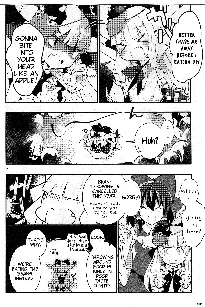 Touhou Ibarakasen - Wild and Horned Hermit Chapter 21 page 24 - Chapter 21: Onis Out, Stomachs In