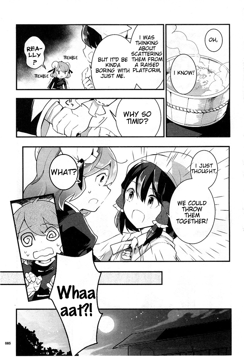 Touhou Ibarakasen - Wild and Horned Hermit Chapter 21 page 7 - Chapter 21: Onis Out, Stomachs In