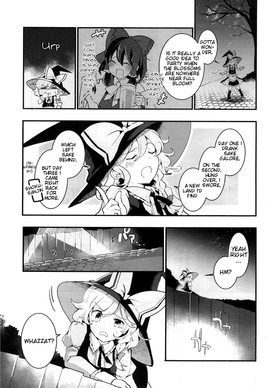 Touhou Ibarakasen - Wild and Horned Hermit Chapter 22 page 3 - Chapter 22: The Fishy Manzairaku