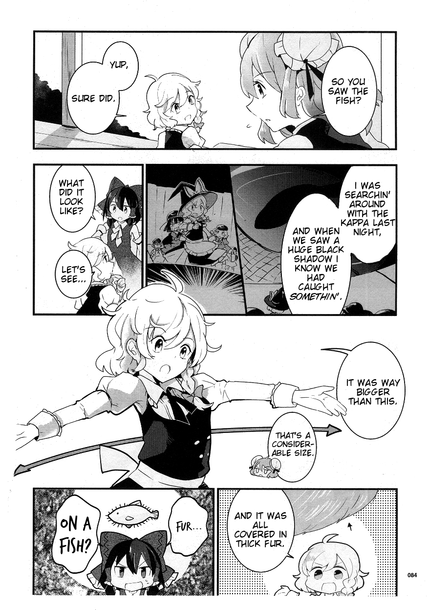 Touhou Ibarakasen - Wild and Horned Hermit Chapter 22 page 6 - Chapter 22: The Fishy Manzairaku