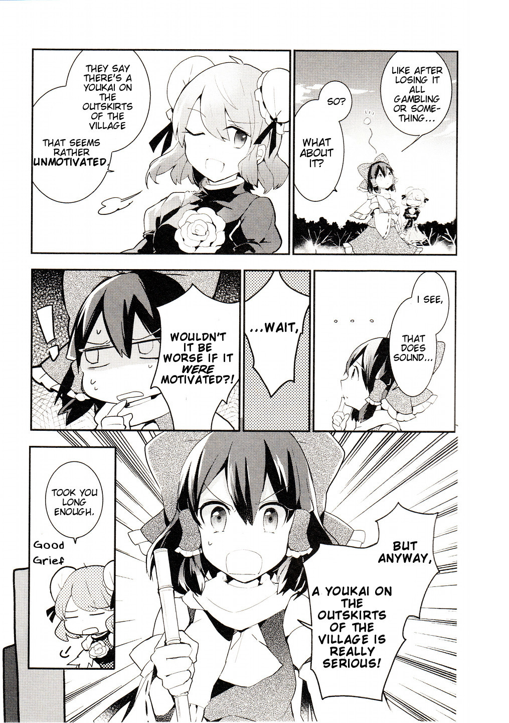 Touhou Ibarakasen - Wild and Horned Hermit Chapter 26 page 6 - Chapter 26: The Sullen Oddity