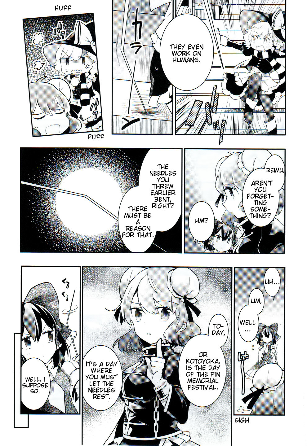 Touhou Ibarakasen - Wild and Horned Hermit Chapter 27 page 11 - Chapter 27: The Youkai-Piercing Needles