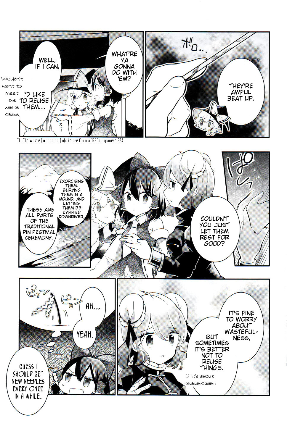 Touhou Ibarakasen - Wild and Horned Hermit Chapter 27 page 13 - Chapter 27: The Youkai-Piercing Needles