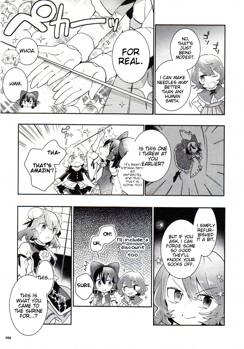 Touhou Ibarakasen - Wild and Horned Hermit Chapter 27 page 21 - Chapter 27: The Youkai-Piercing Needles