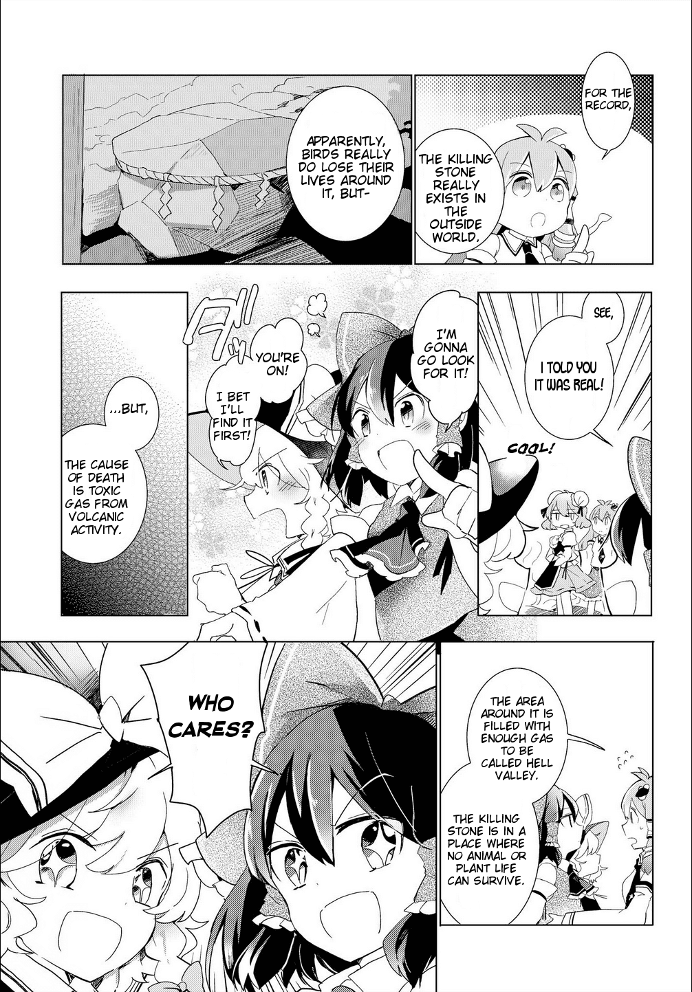 Touhou Ibarakasen - Wild and Horned Hermit Chapter 28 page 11 - Chapter 28: Under the Cherry Blossoms, Even Corpses Cannot Rest