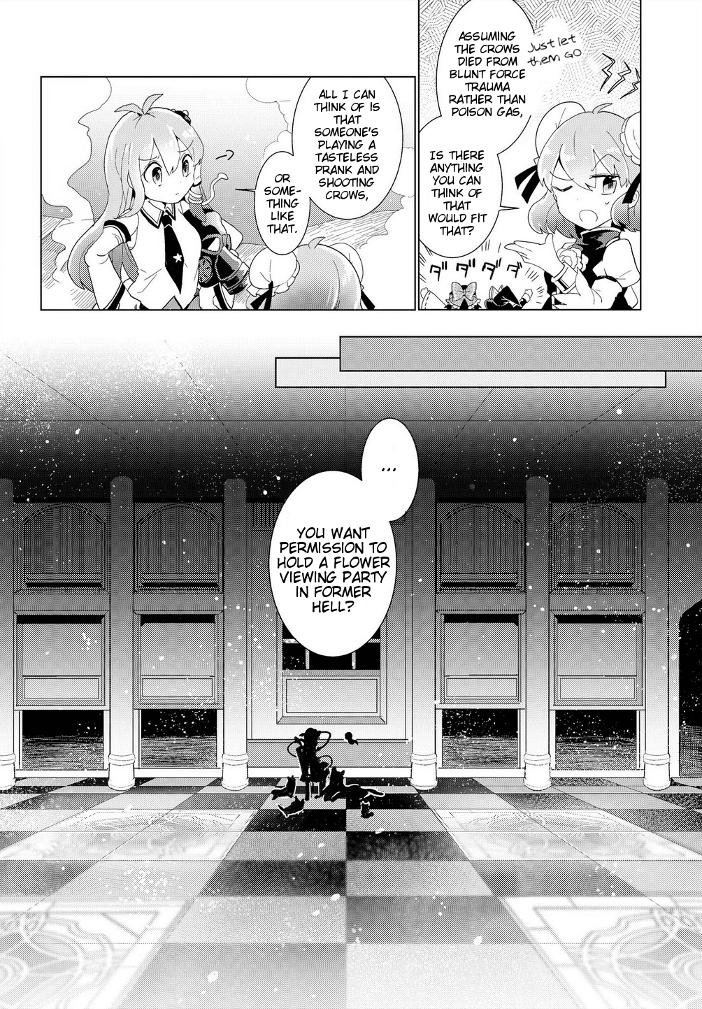 Touhou Ibarakasen - Wild and Horned Hermit Chapter 28 page 12 - Chapter 28: Under the Cherry Blossoms, Even Corpses Cannot Rest
